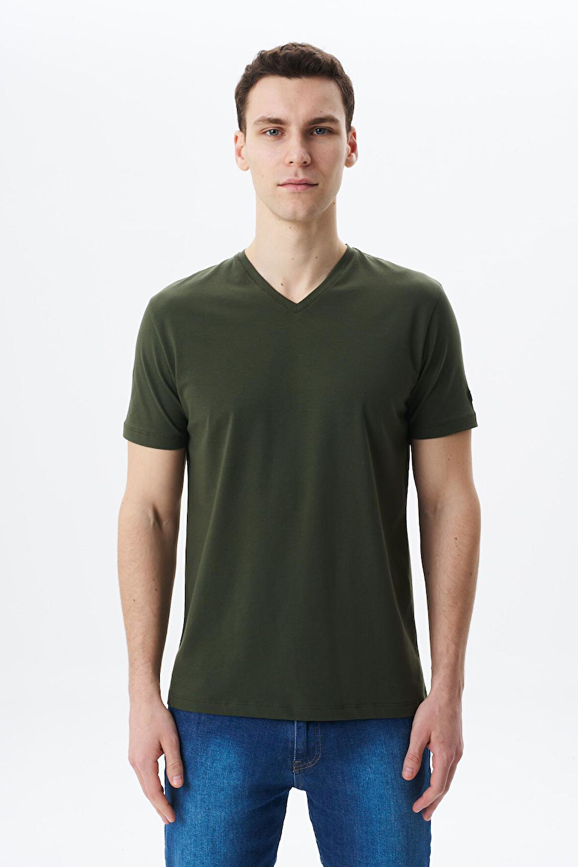Arma Erkek Regular Fit Basic Süprem V Yaka Tişört Y29364453102 