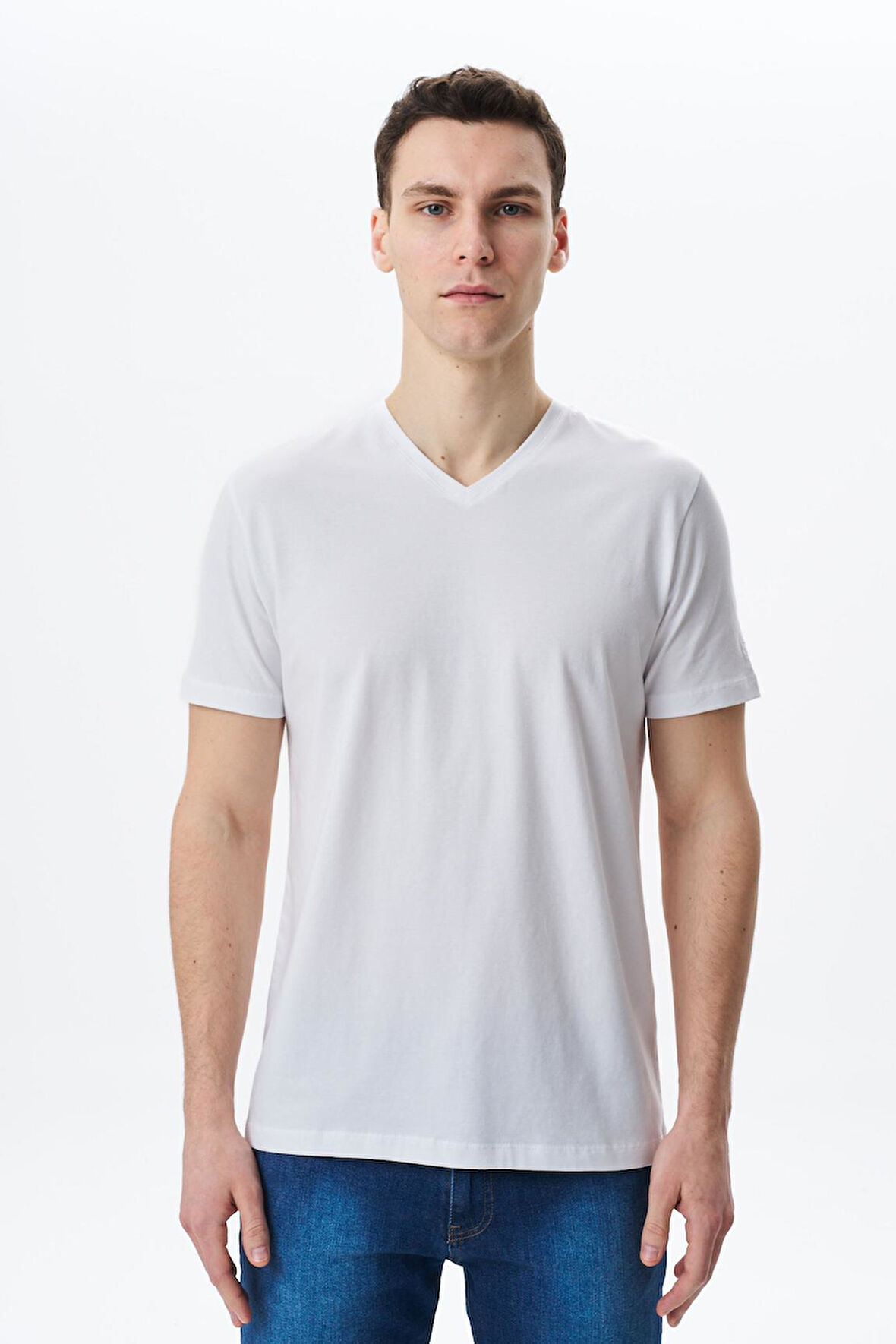 Arma Erkek Regular Fit Basic Süprem V Yaka Tişört Y29364453102 