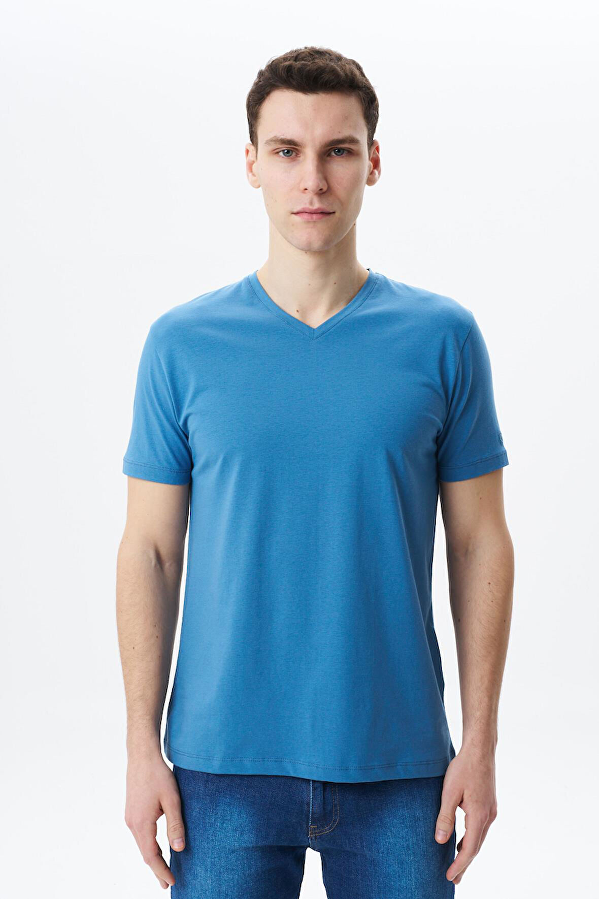 Arma Erkek Regular Fit Basic Süprem V Yaka Tişört Y29364453102 