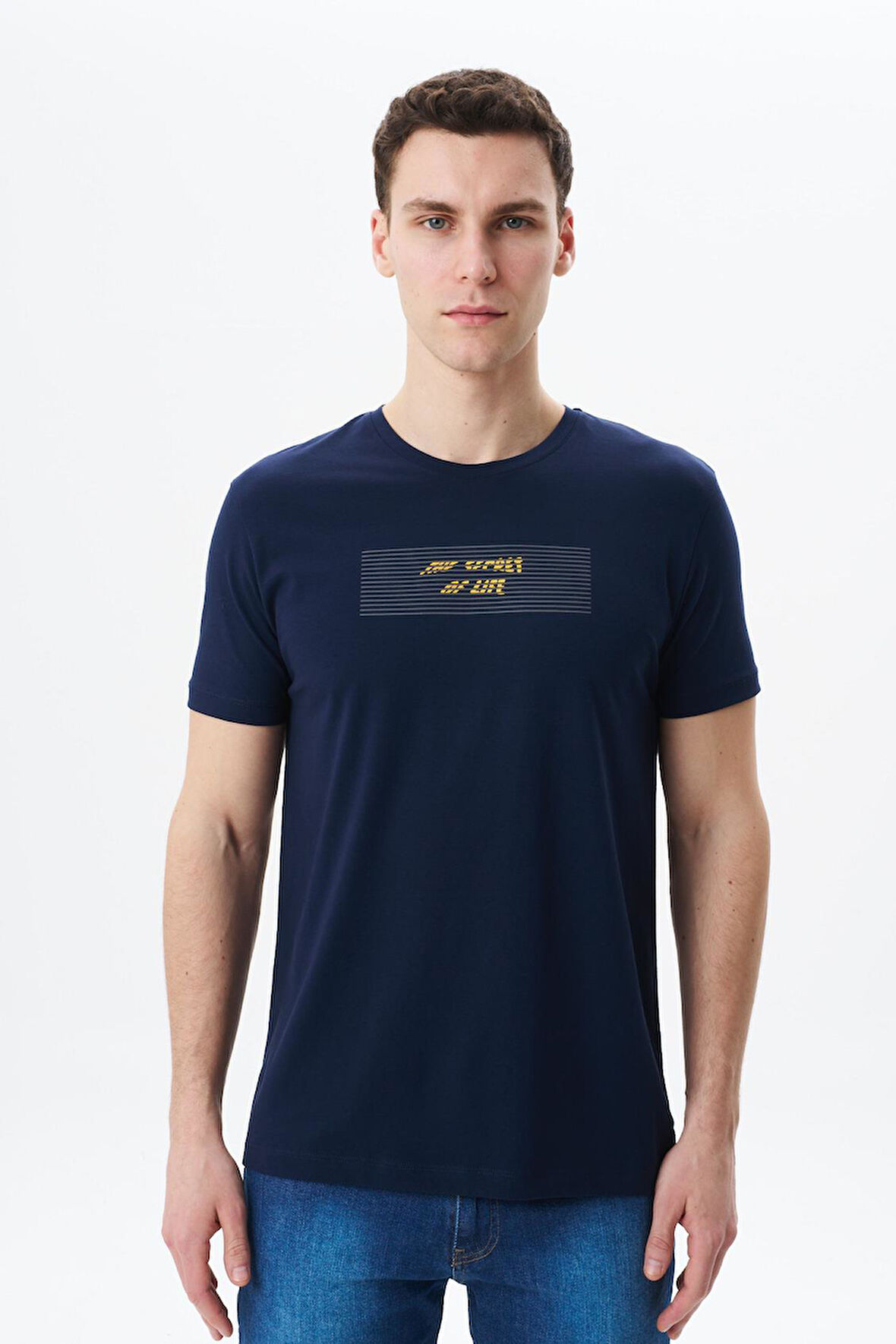 Arma Erkek Regular Fit Baskılı Süprem Bisiklet Yaka Tişört Y29344453402 