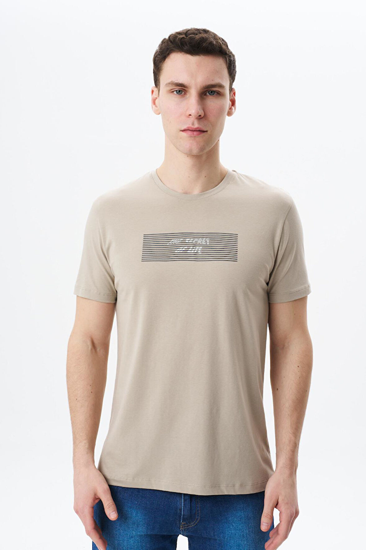 Arma Erkek Regular Fit Baskılı Süprem Bisiklet Yaka Tişört Y29344453402 