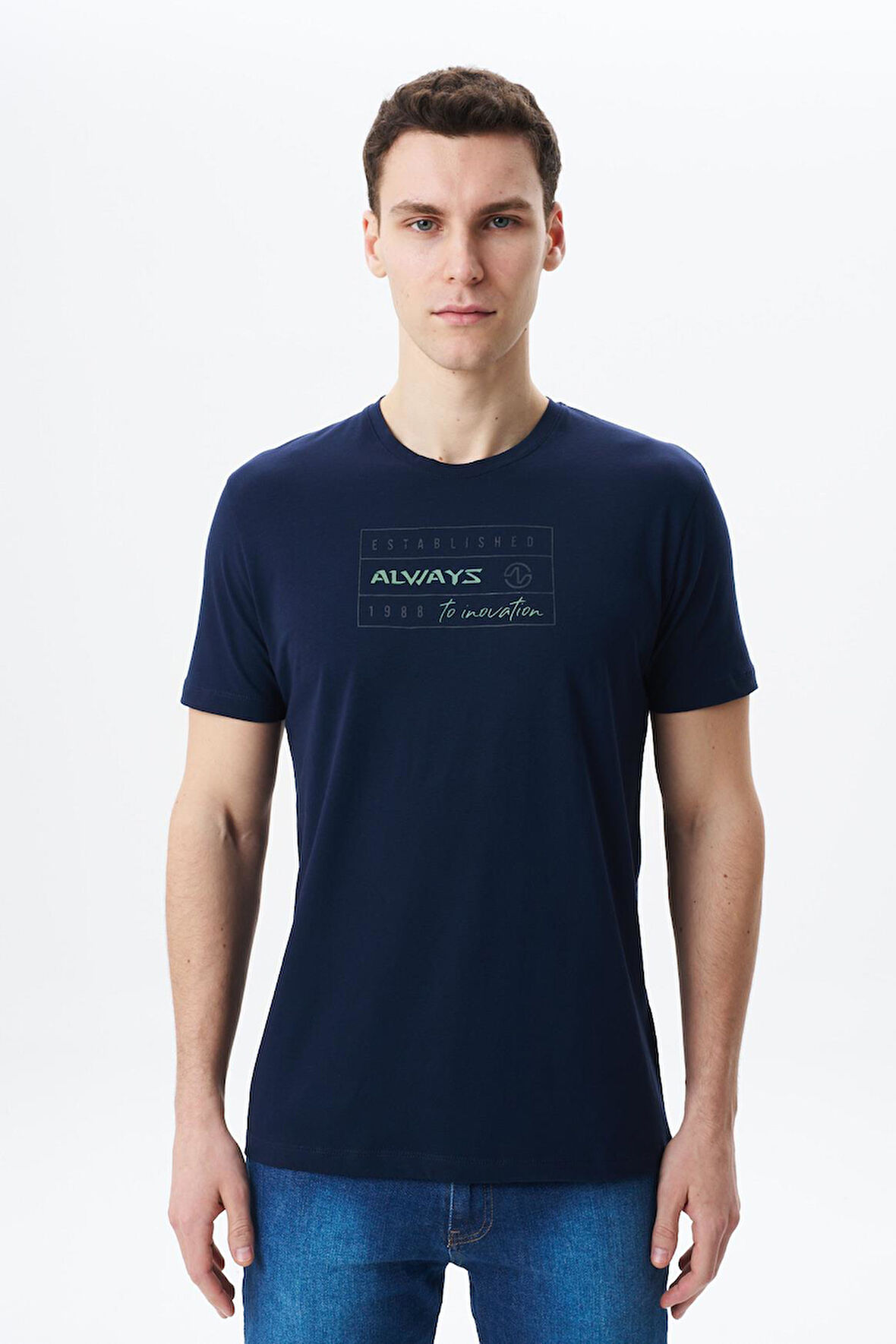 Arma Erkek Regular Fit Baskılı Süprem Bisiklet Yaka Tişört Y29344453702 