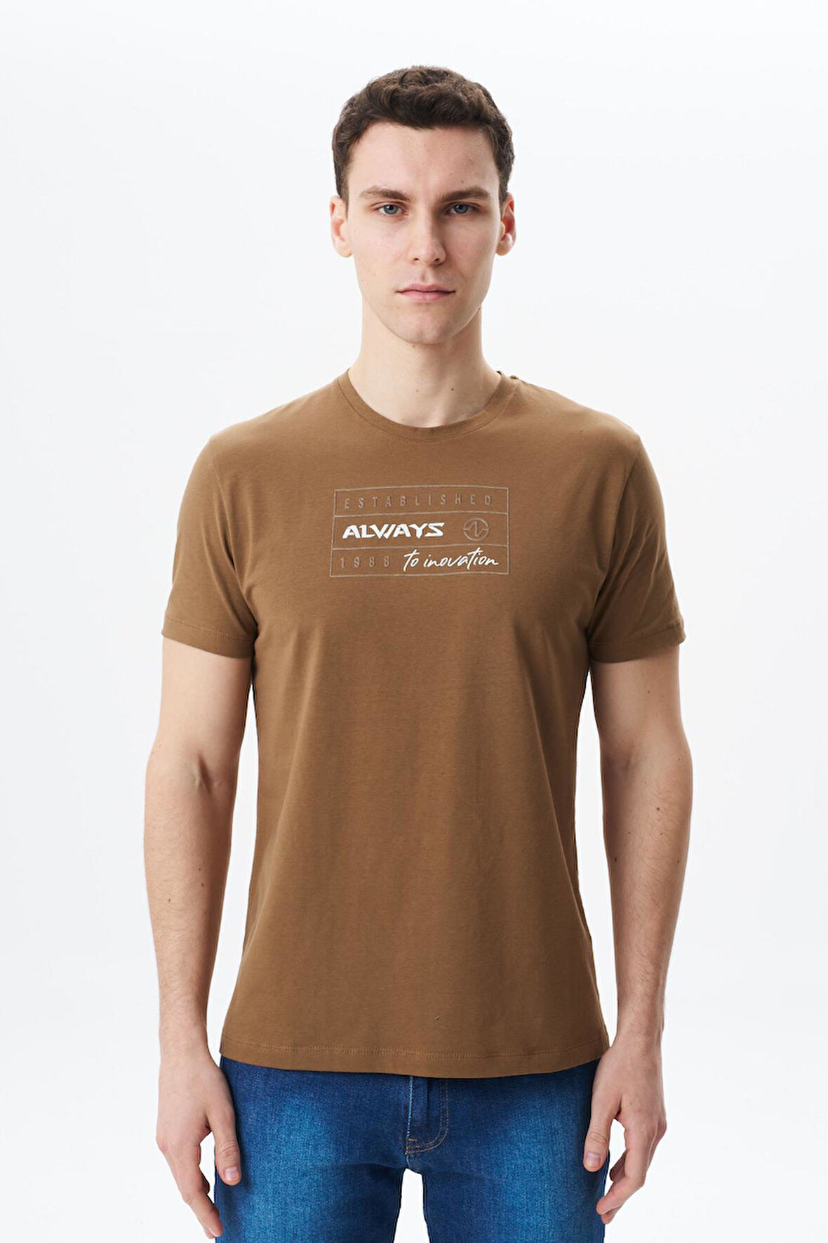 Arma Erkek Regular Fit Baskılı Süprem Bisiklet Yaka Tişört Y29344453702 