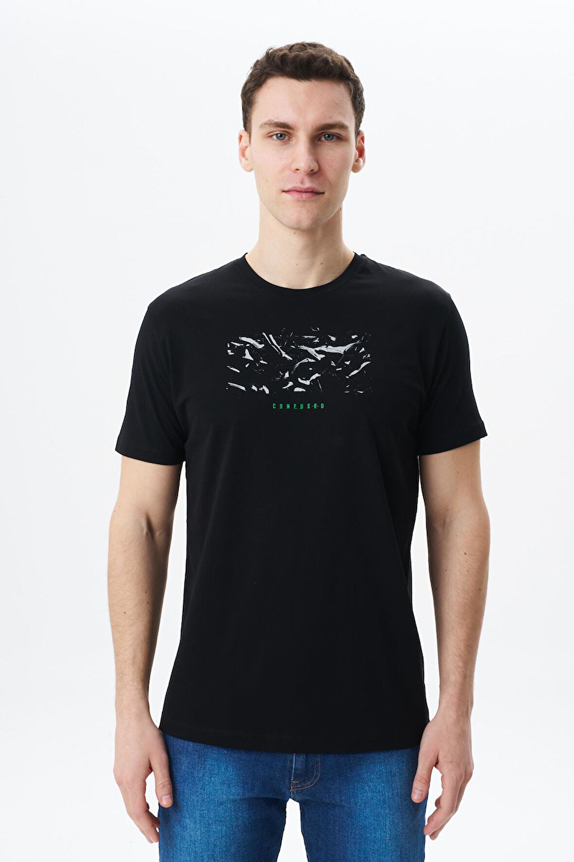 Arma Erkek Regular Fit Baskılı Süprem Bisiklet Yaka Tişört Y29344453902 