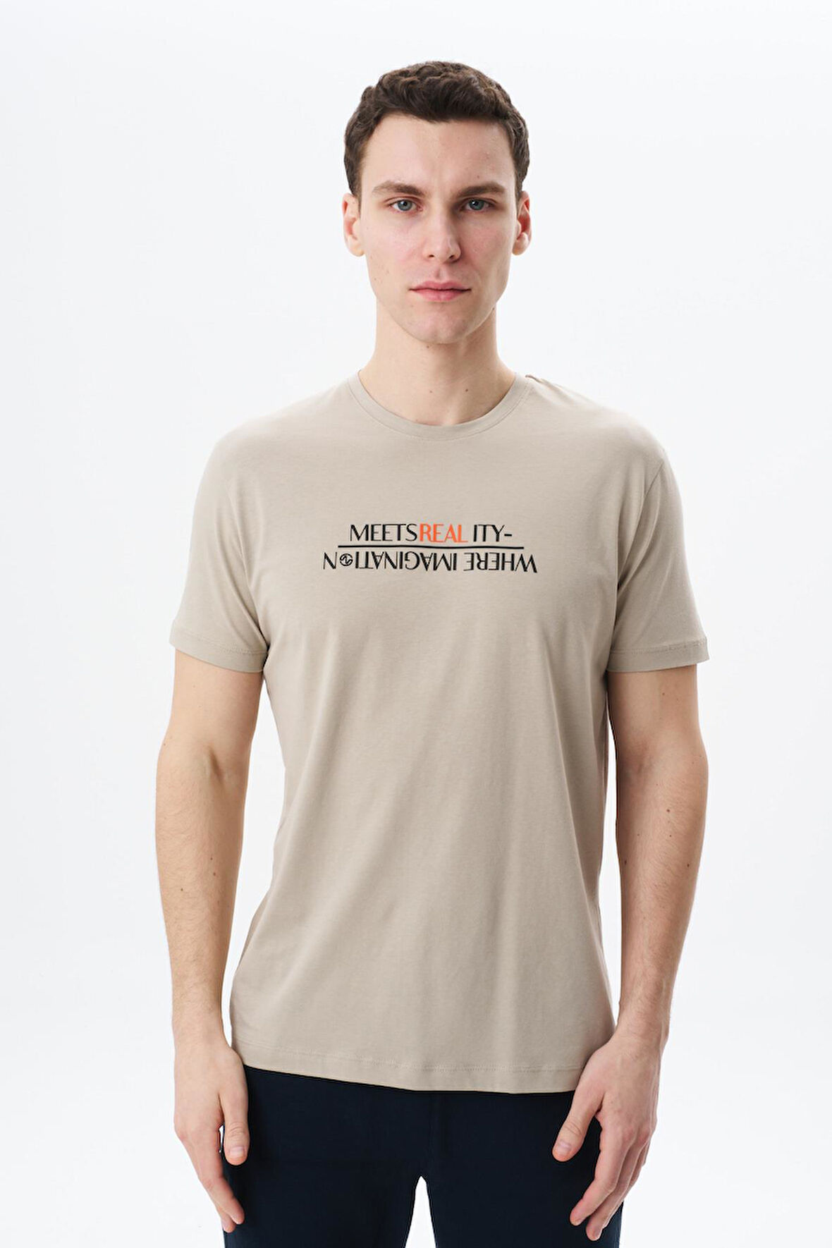 Arma Erkek Regular Fit Baskılı Süprem Bisiklet Yaka Tişört Y29344454002 