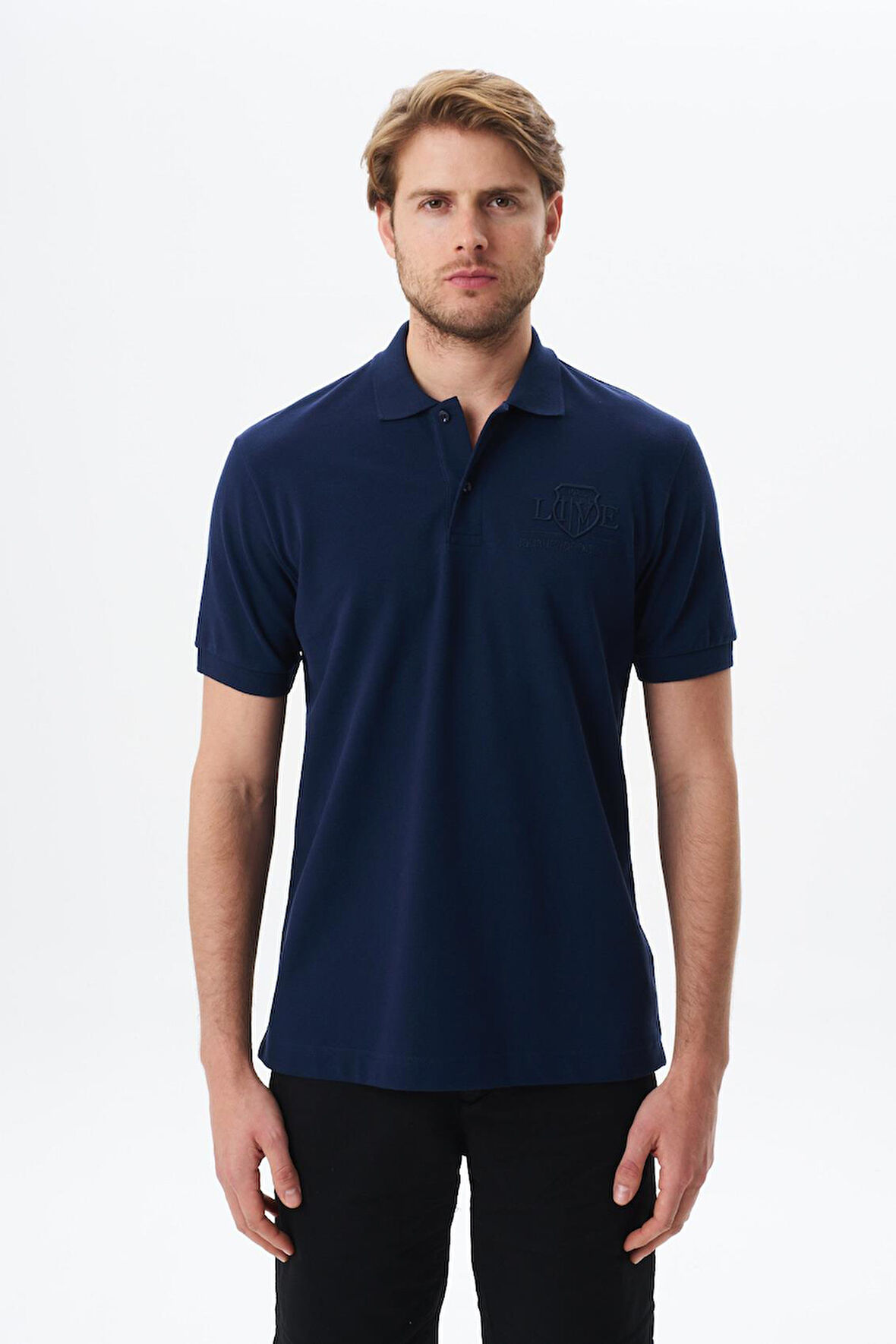 Arma Erkek Yazı Baskılı Regular Fit % 100 Pamuk Pike Polo Yaka Tişört Y29374355602 