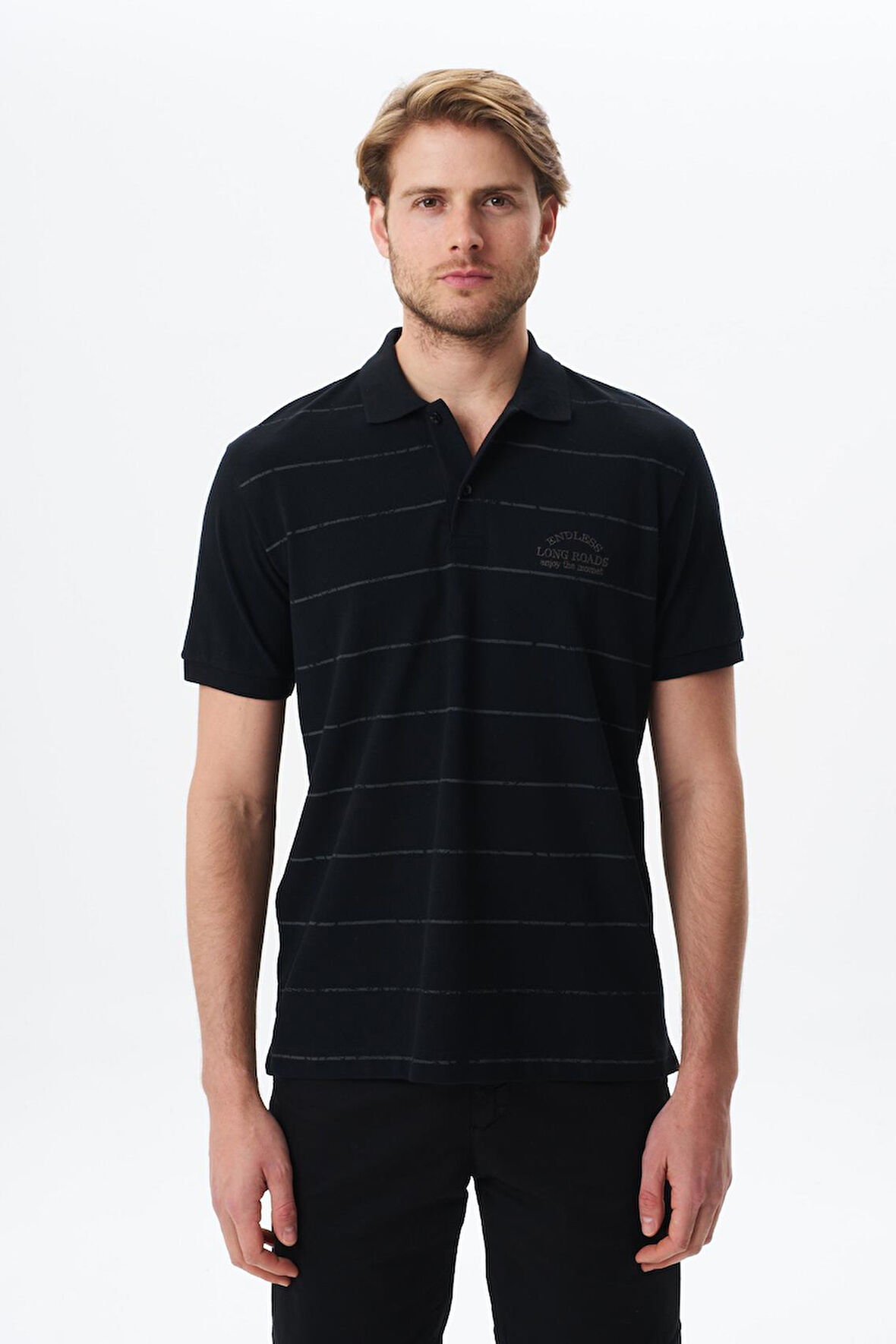 Arma Erkek Basic Regular Fit % 100 Pamuk Pike Polo Yaka Tişört Y29374355702 