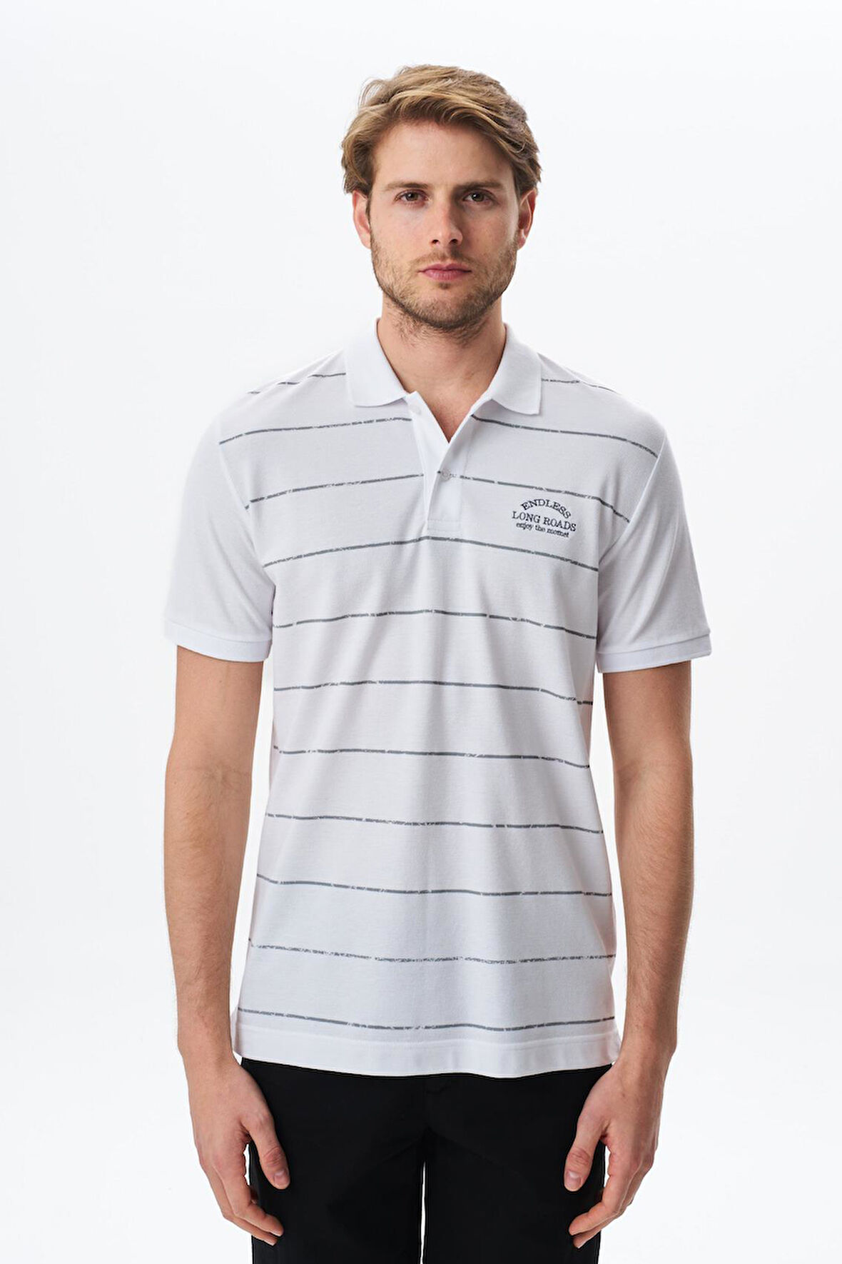 Arma Erkek Basic Regular Fit % 100 Pamuk Pike Polo Yaka Tişört Y29374355702 