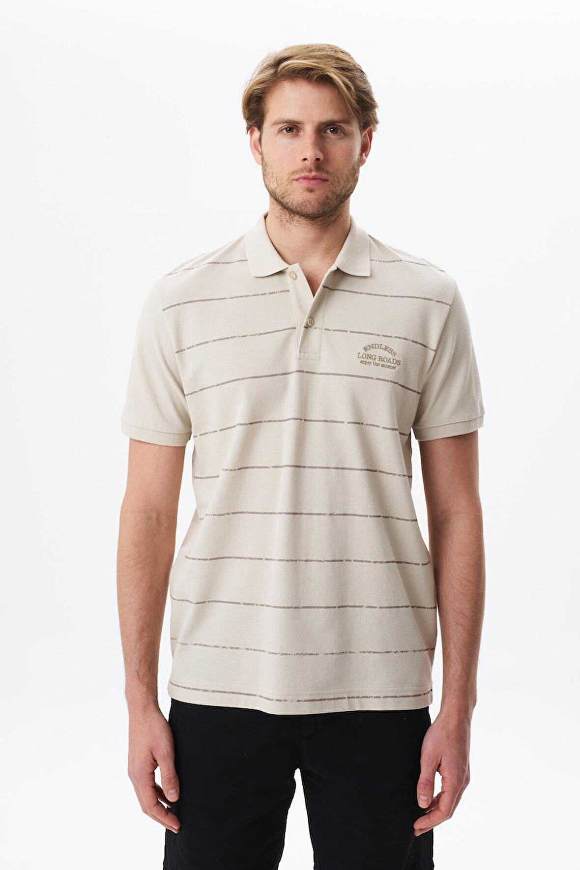 Arma Erkek Basic Regular Fit % 100 Pamuk Pike Polo Yaka Tişört Y29374355702 