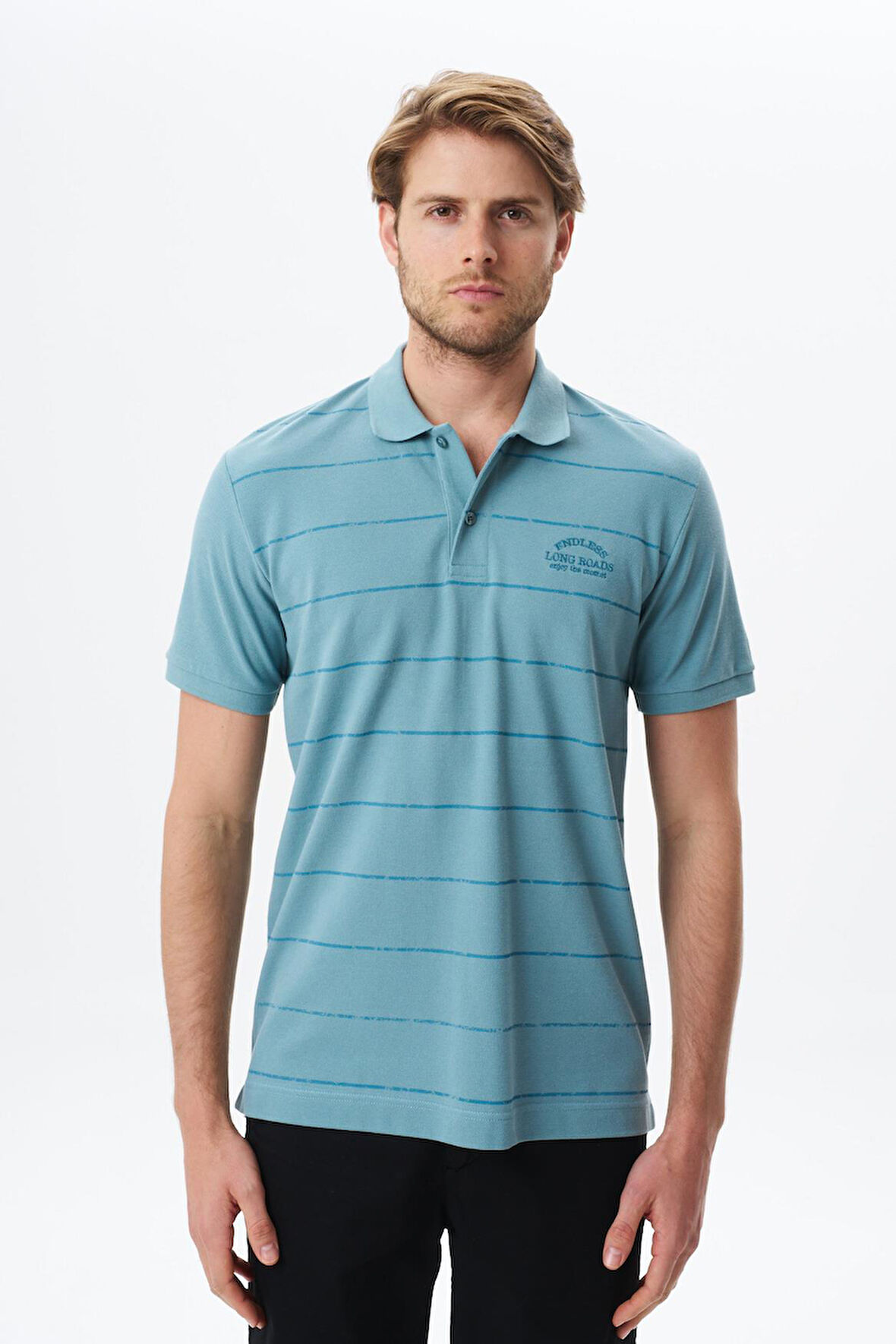 Arma Erkek Basic Regular Fit % 100 Pamuk Pike Polo Yaka Tişört Y29374355702 