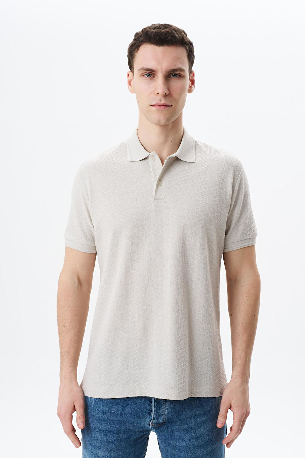 Arma Erkek Basic Regular Fit Jakarlı Süprem Polo Yaka Tişört Y29374356402 