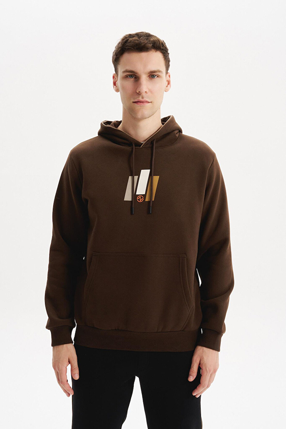 Arma Erkek Kapüşonlu Sweatshirt – Kanguru Cepli, 3 İplik Şardonlu, Regular Fit, %70 Pamuk %30 Polyester K30254628502 