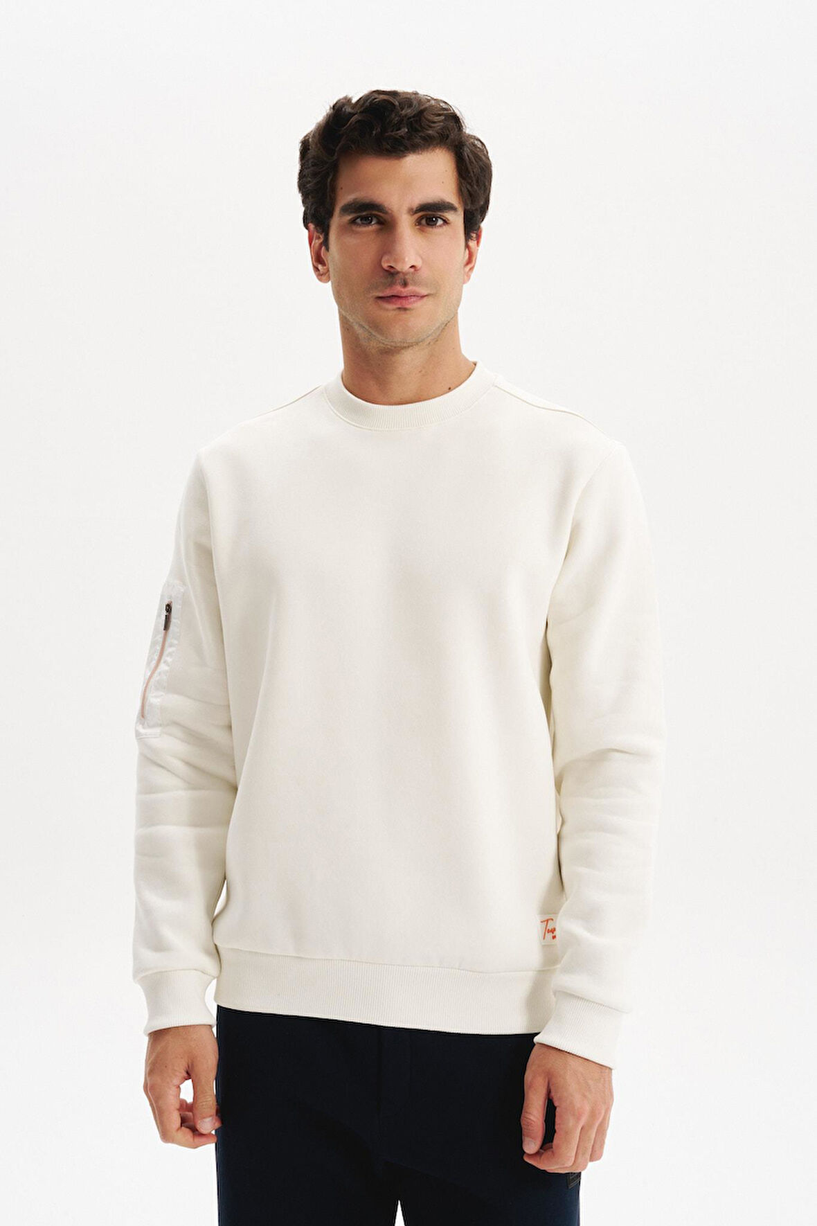 Arma Erkek Regular Fit Basic 3 İplik Şardonlu Bisiklet Yaka Sweatshirt – Pamuk Polyester Karışımlı K30124603302 