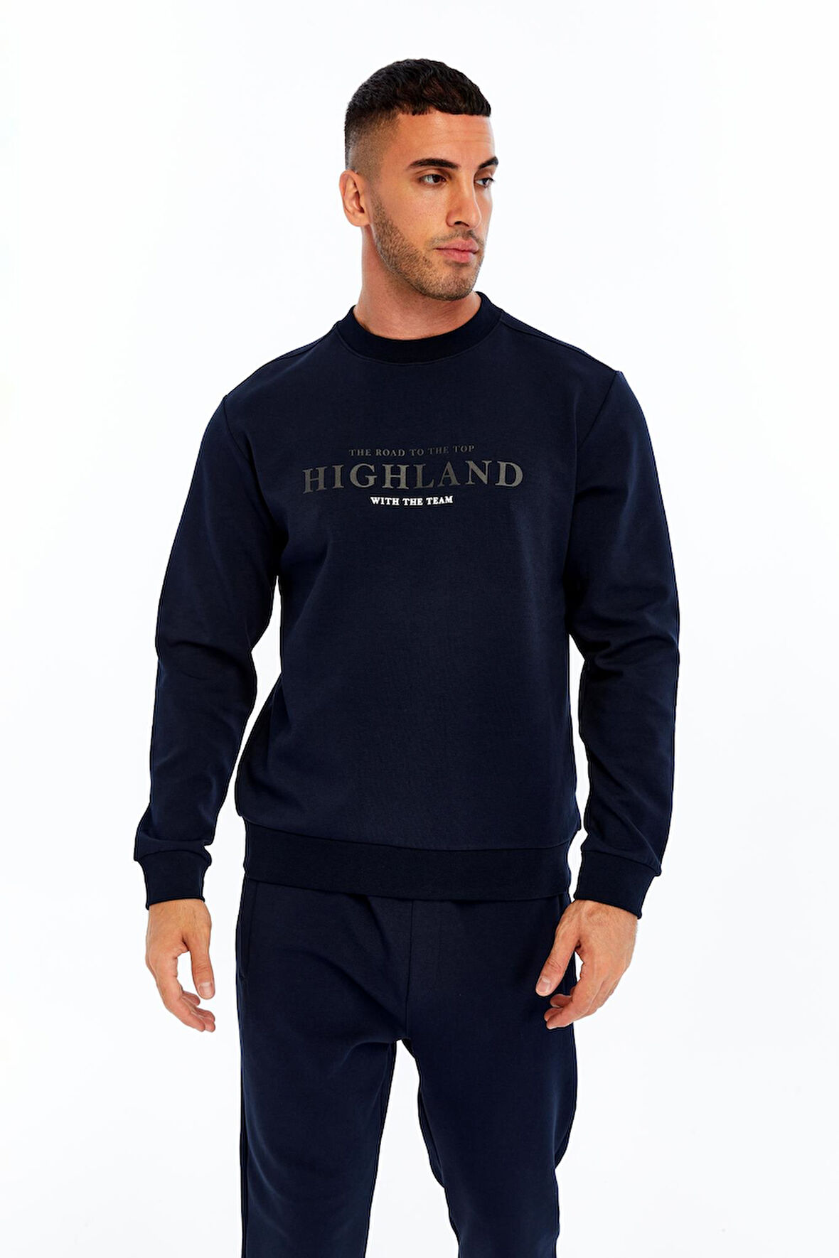 Arma Erkek Slim Fit Scuba Interlok Bisiklet Yaka Yazı Baskılı Sweatshirt K30124685002 