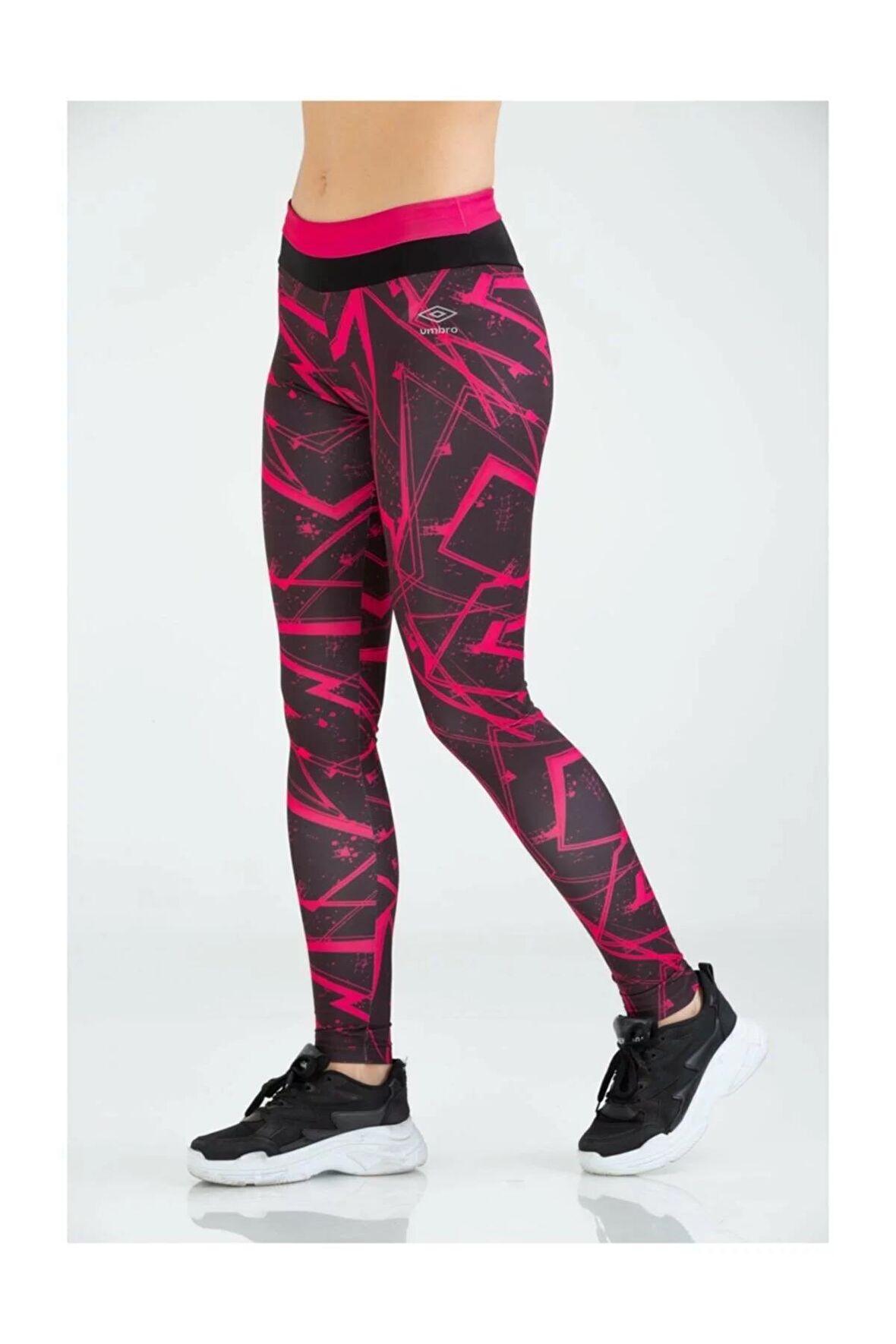 Umbro Kadın Dijital Baskılı Tayt Vd-0019 Sea Tights VD-0019/FUCHSIA