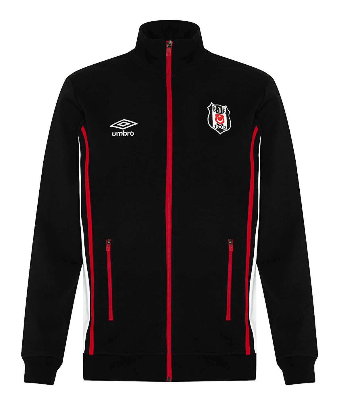 Beşiktaş S.K. Bjk Umbro 25/26 Takım Antrenman Jacket Hooded Sweat Eşofman Üstü Erkek Ceket