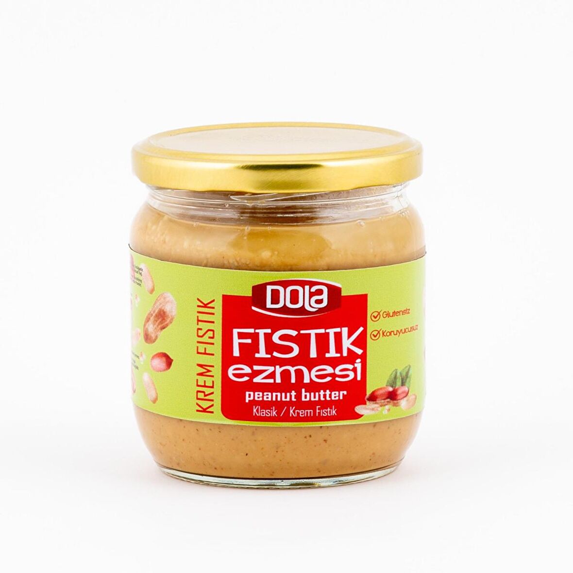 Dola Fıstık Ezmesi Klasik Glutensiz 340 gr