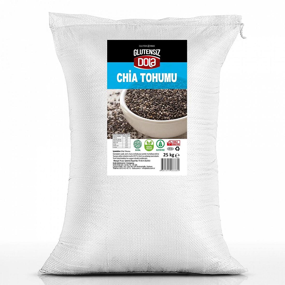 Dola Chia Tohumu 25 kg