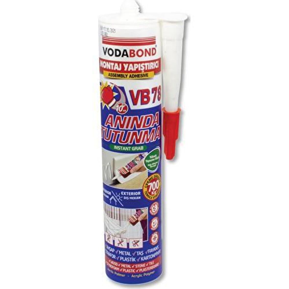 Vodabond VB 78 Montaj Yapıştırıcı Kartuş 280ml