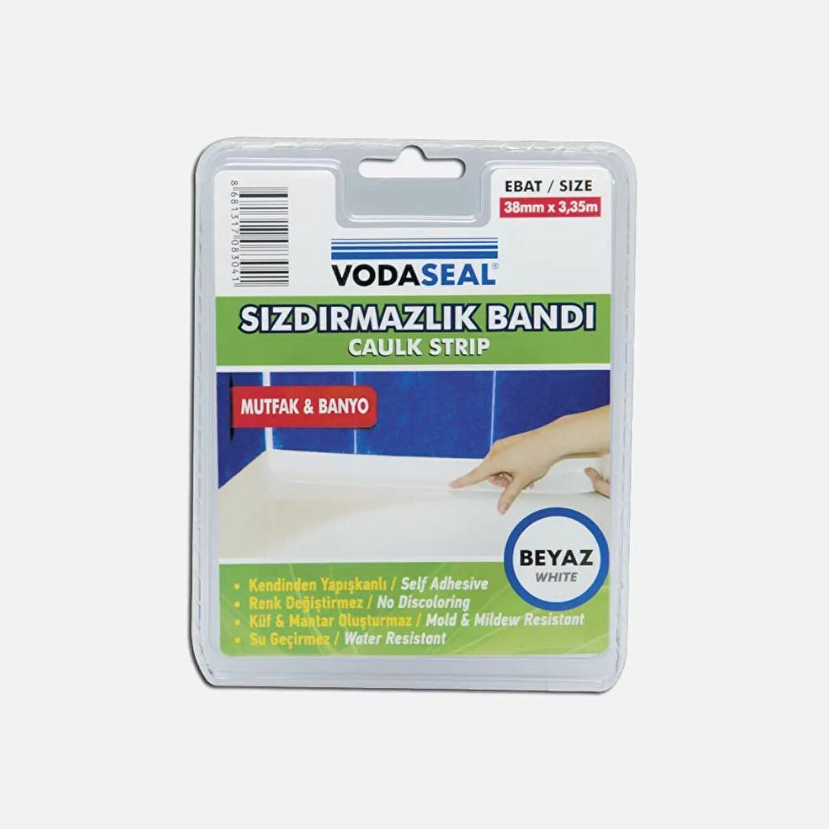 Vodaseal Mutfak Banyo Sızdırmazlık Bandı 38mm 3,35