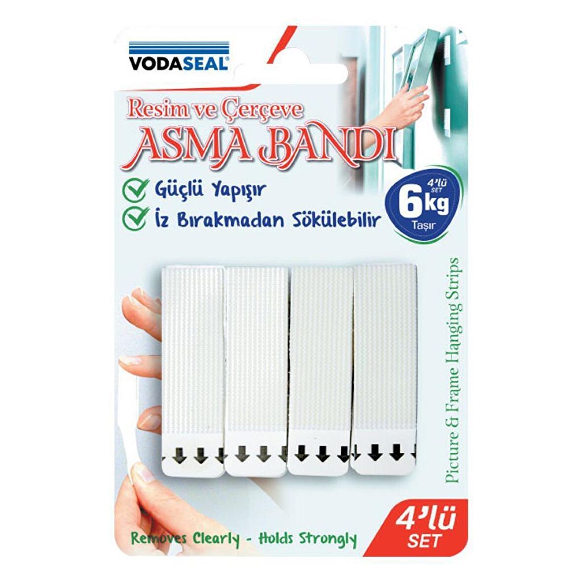 Vodaseal Resim Çerçeve Cırt Bant 4 Lü Paket