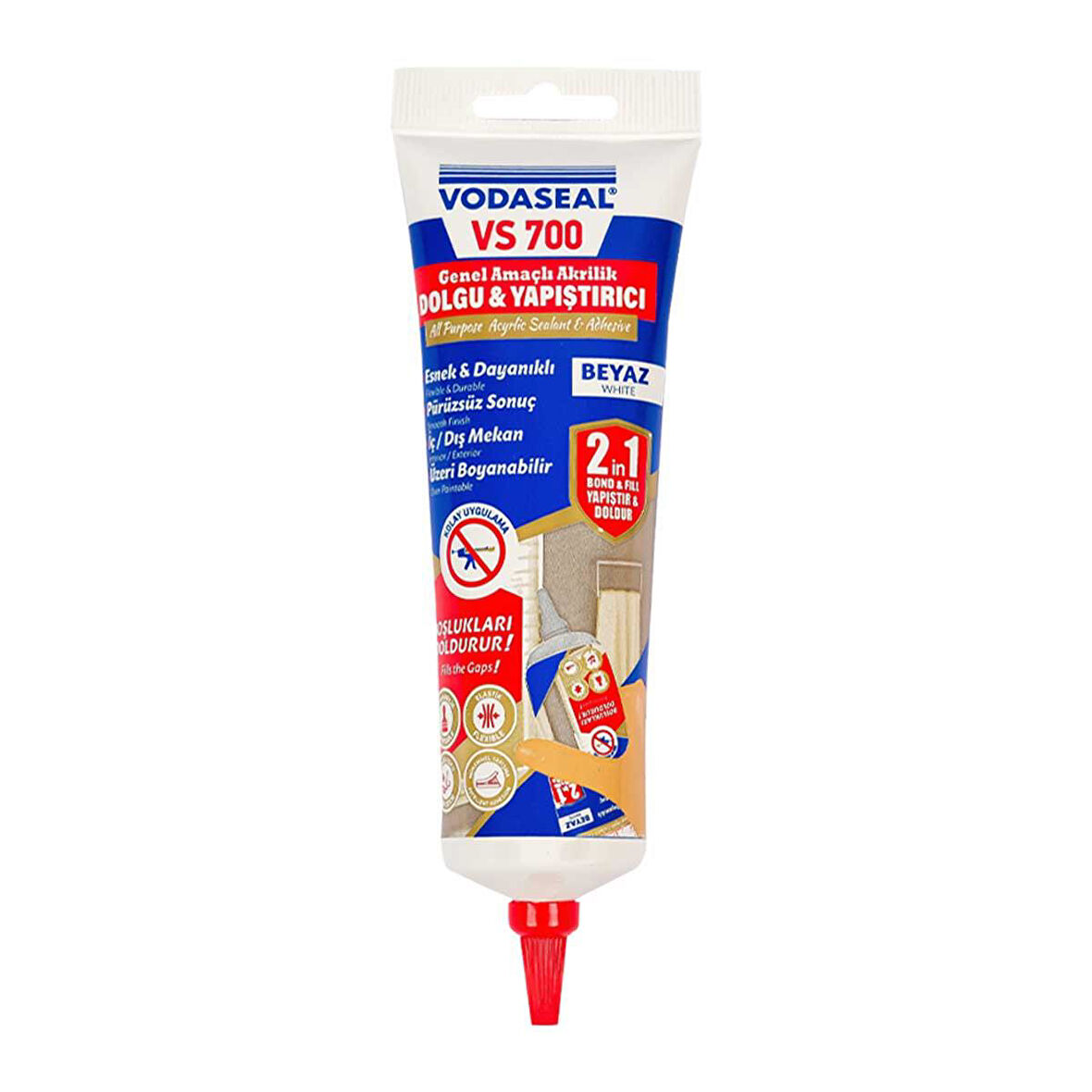 Vodaseal VS700 Akrilik Dolgu ve Yapıştırıcı 400 gr