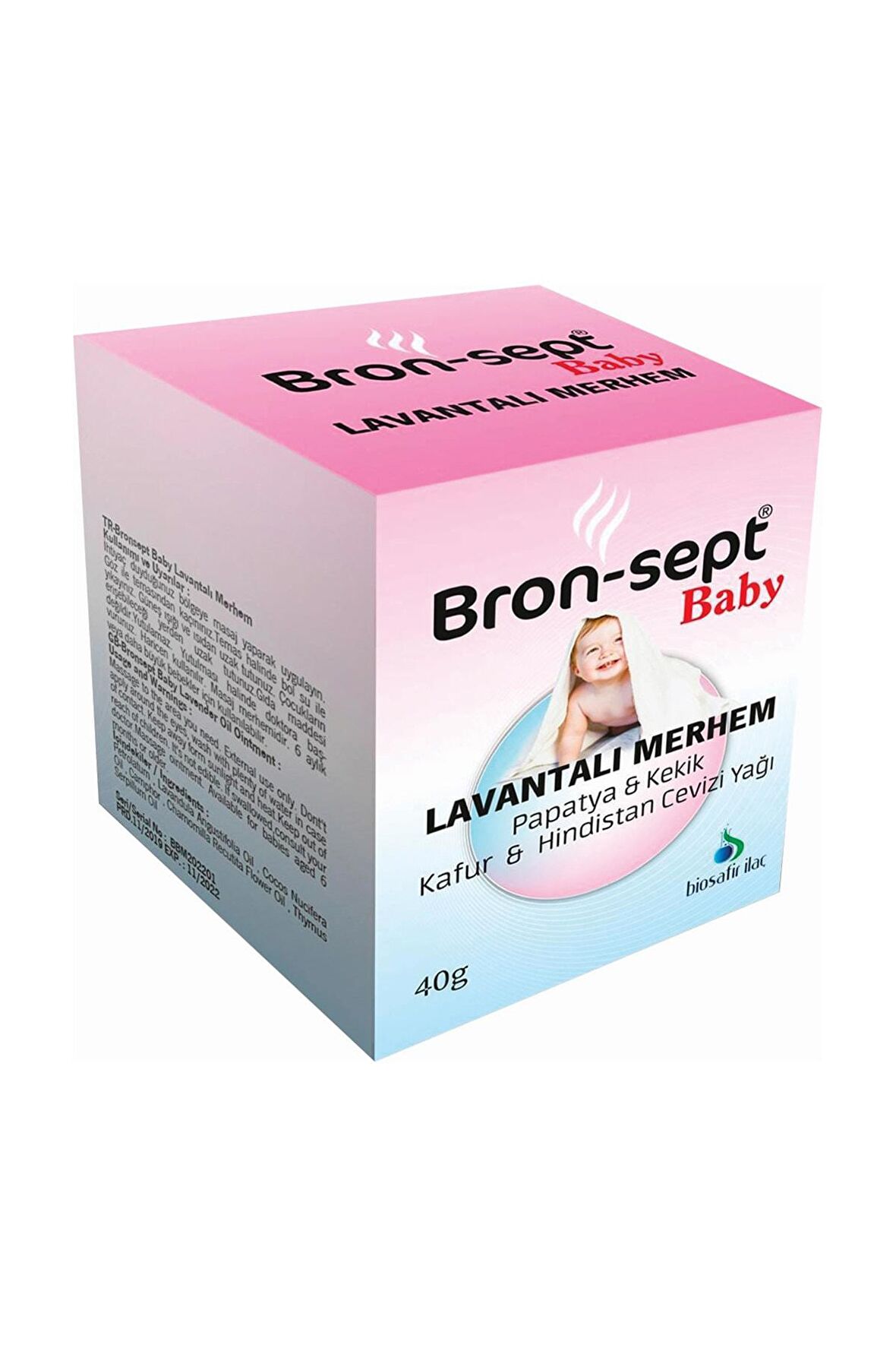 Bron-Sept Baby Lavantalı Krem 40 gr