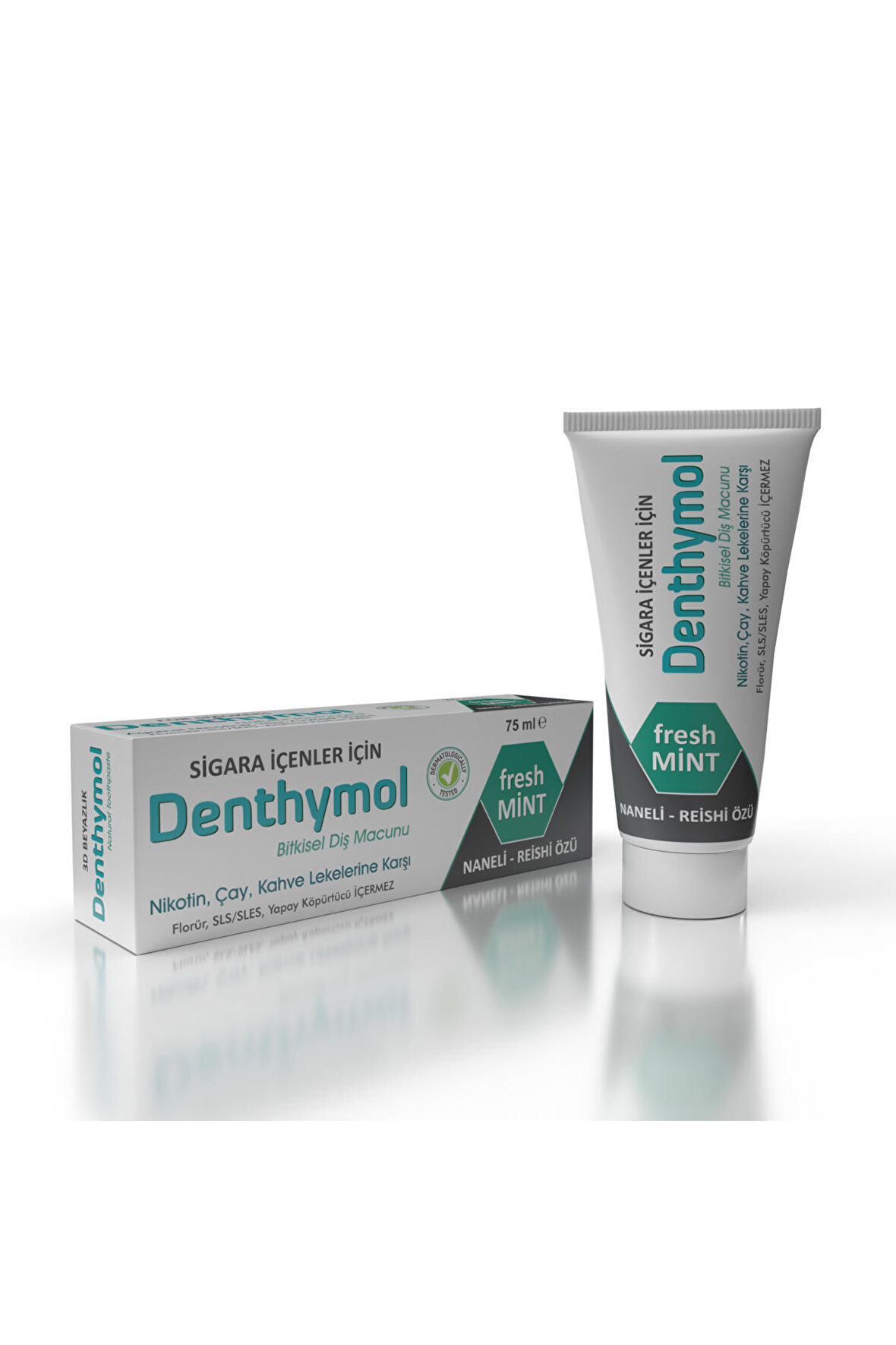 DENTHYMOL SİGARA İÇENLER BİTKİSEL DİŞ MACUNU 75 ML