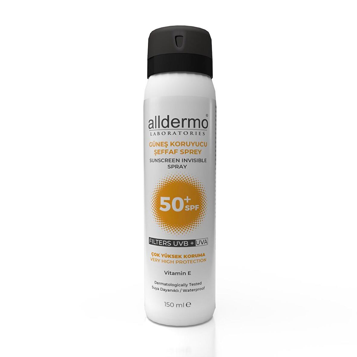 Alldermo Güneş Koruyucu Şeffaf Sprey 50+SPF 150 ml