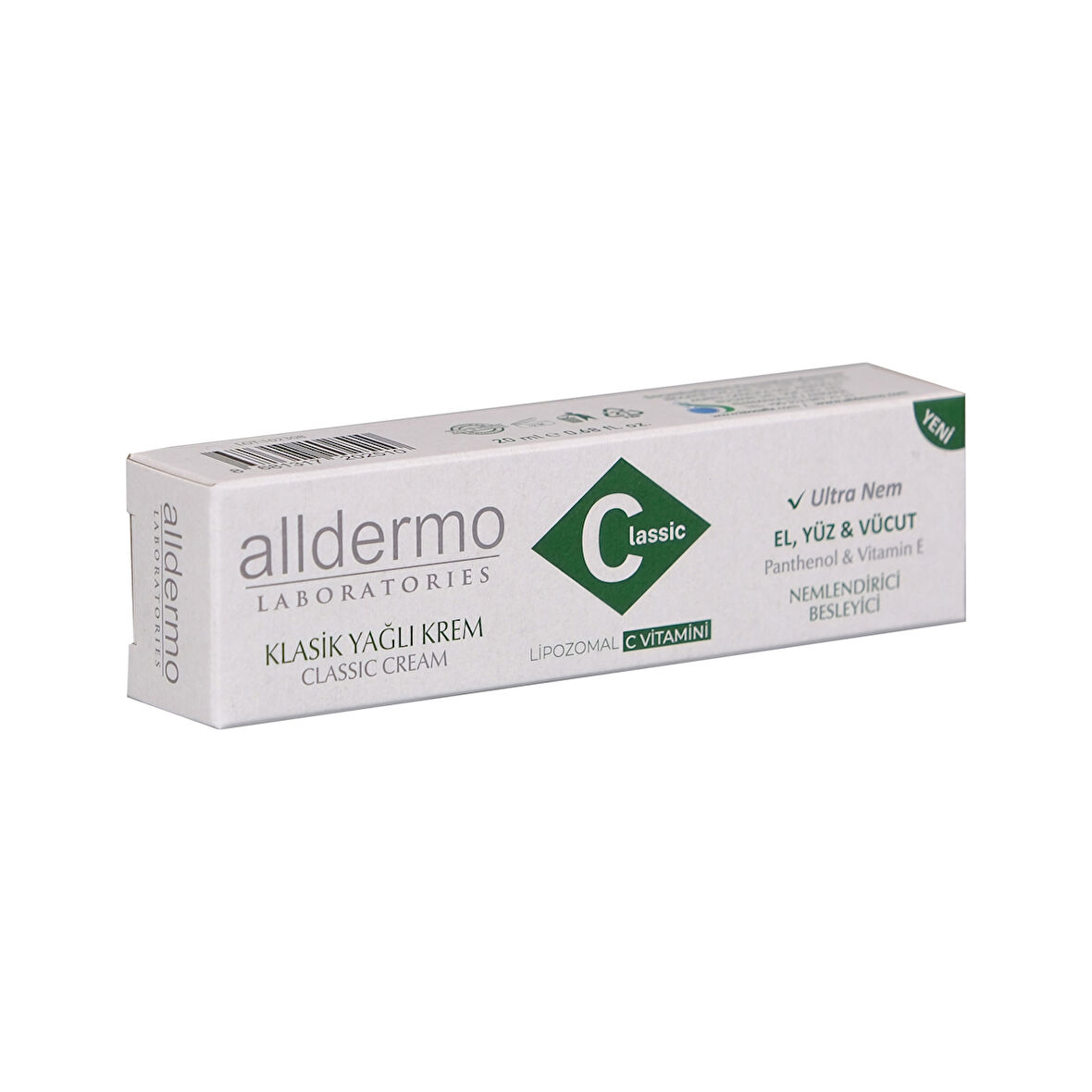 Alldermo El Kremi Klasik Yağlı C Vitaminli 20ml