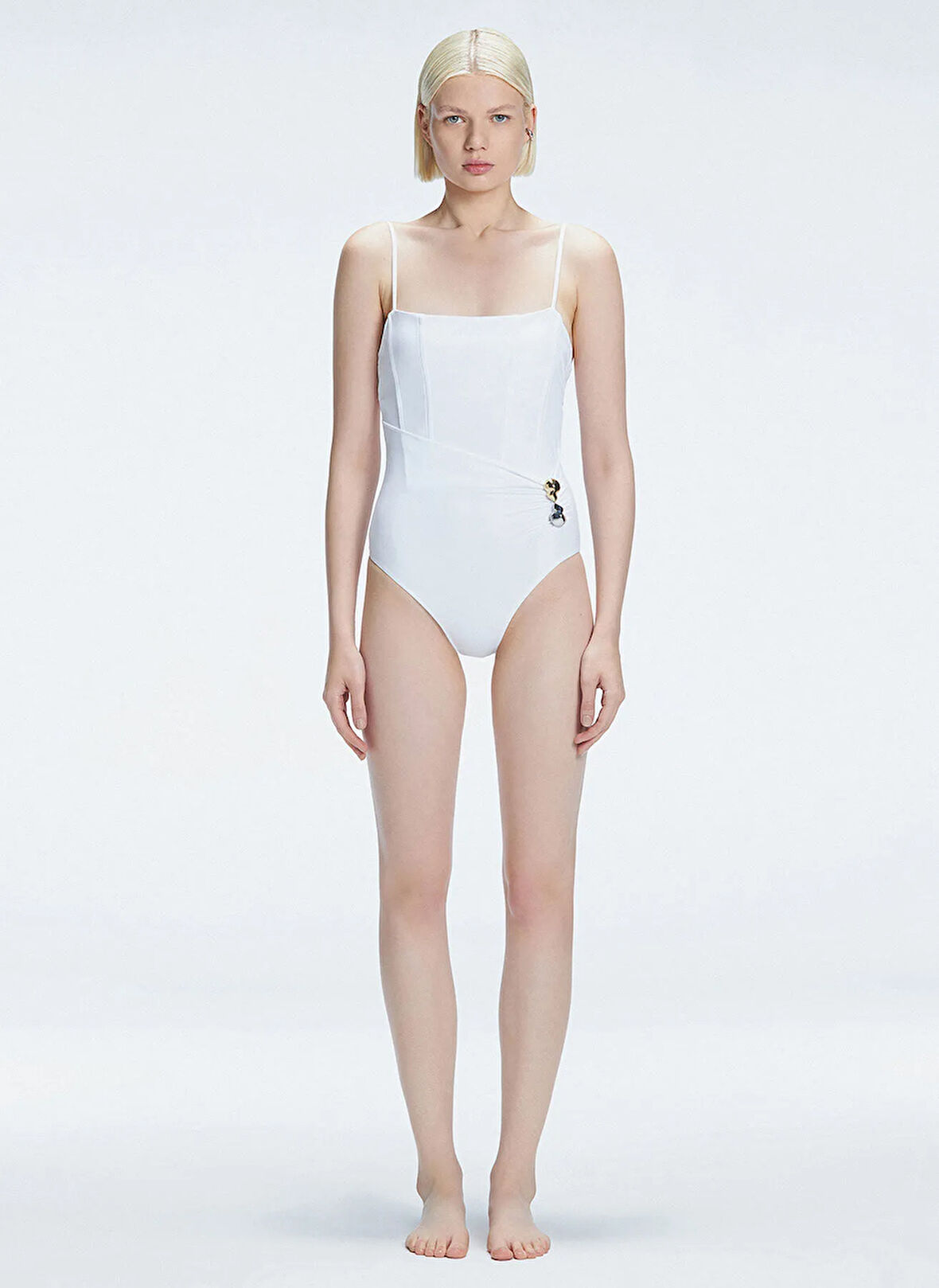 Moeva Beyaz Kadın Mayo MARIGOLD