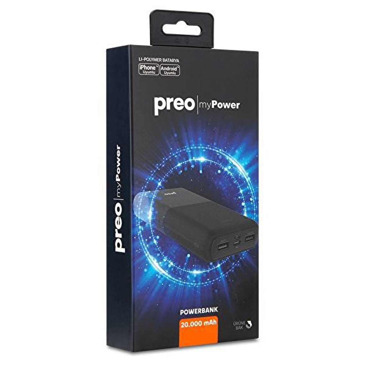 Preo PS2 20000mAh POWERBANK SİYAH