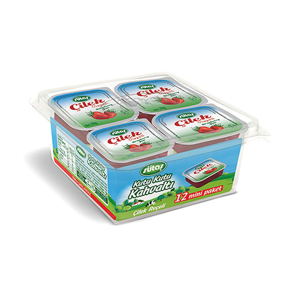 Kutu Kutu Çilek Reçeli 12 x 20 g