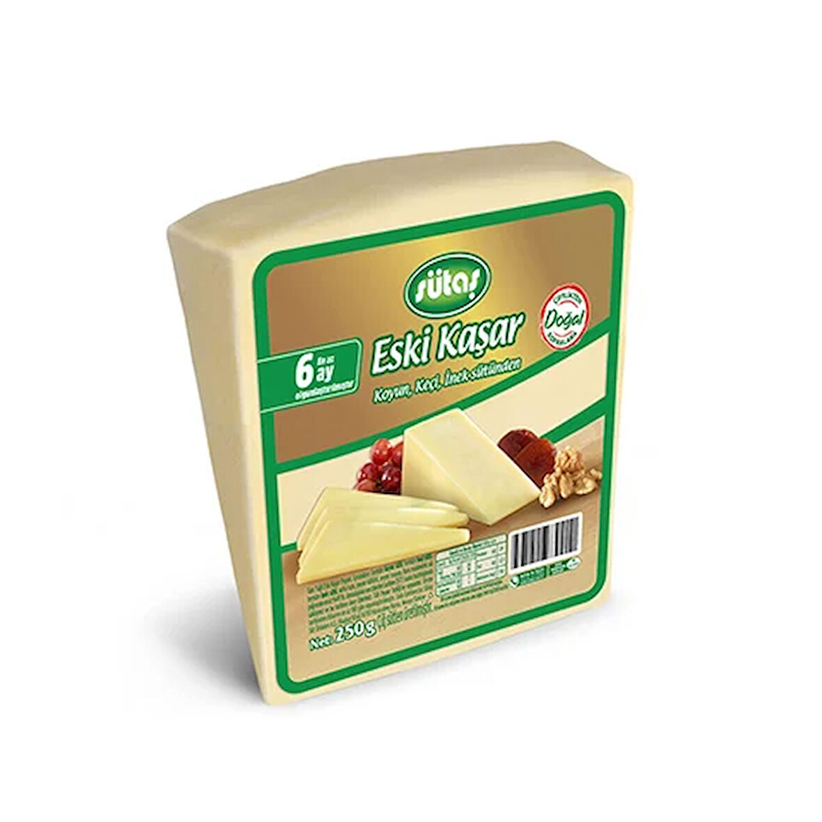 Eski Kaşar Koyun Keçi İnek Sütünden 250 g