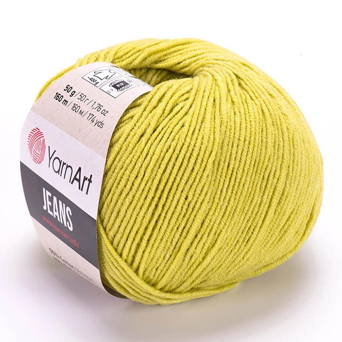 YarnArt Jeans El Örgü İpliği - 29 Fıstık Yeşili