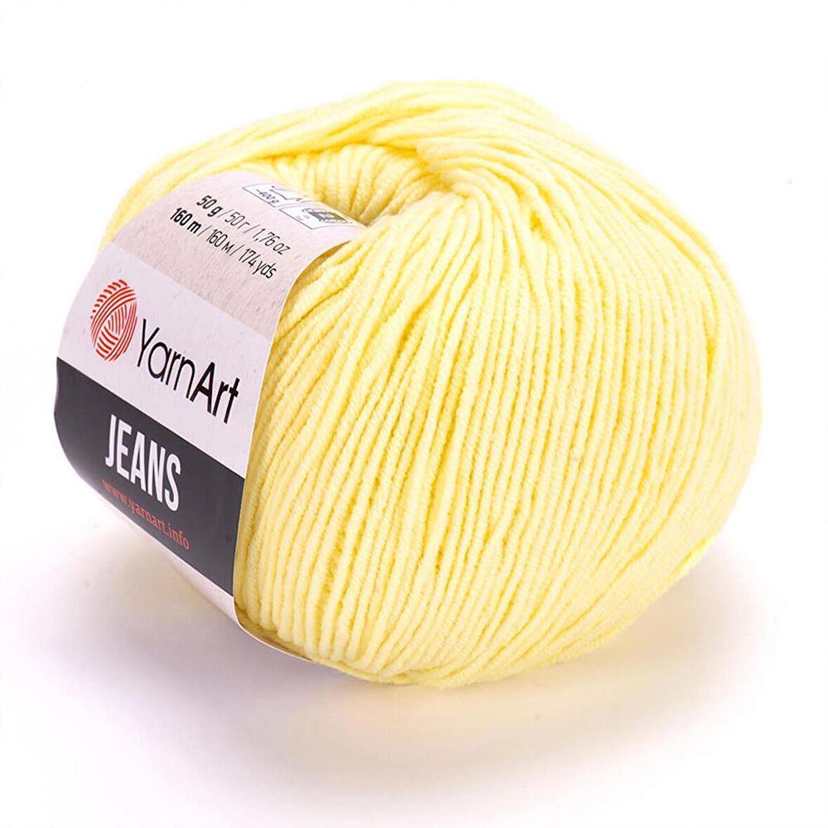 YarnArt Jeans El Örgü İpliği - 67 Limon Sarısı