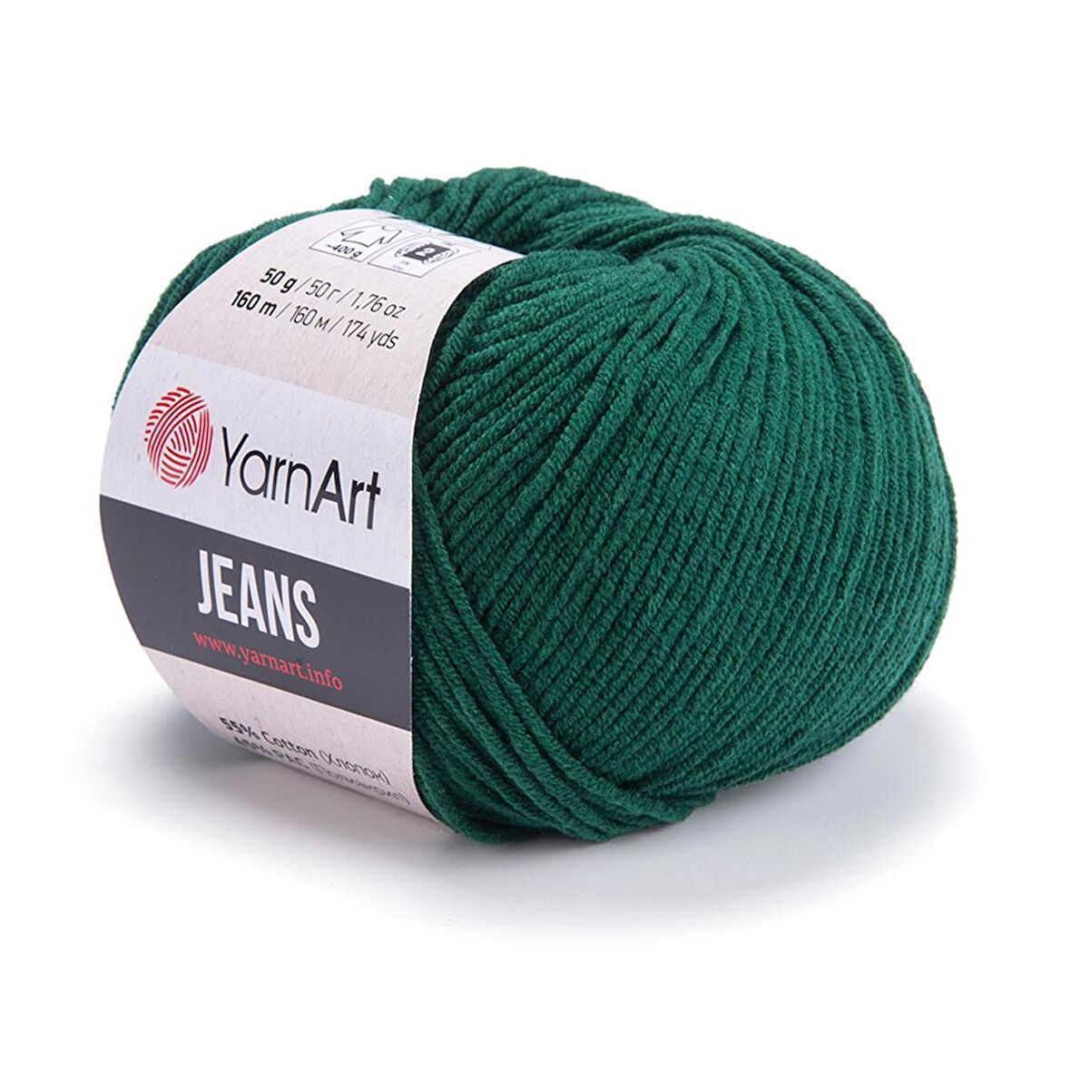 YarnArt Jeans El Örgü İpliği - 92 Zümrüt