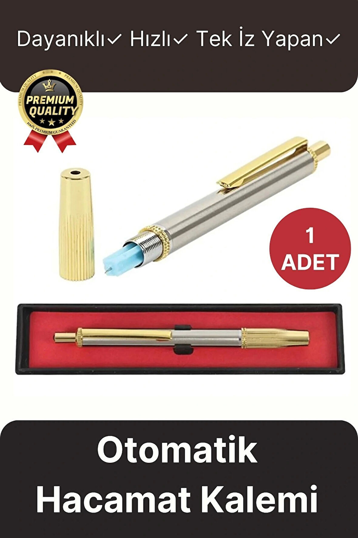 Premium Metal Kutulu Hızlı Tek İz Yapan Yüz Hassas Bölge Masaj Otomatik Hacamat Kalemi