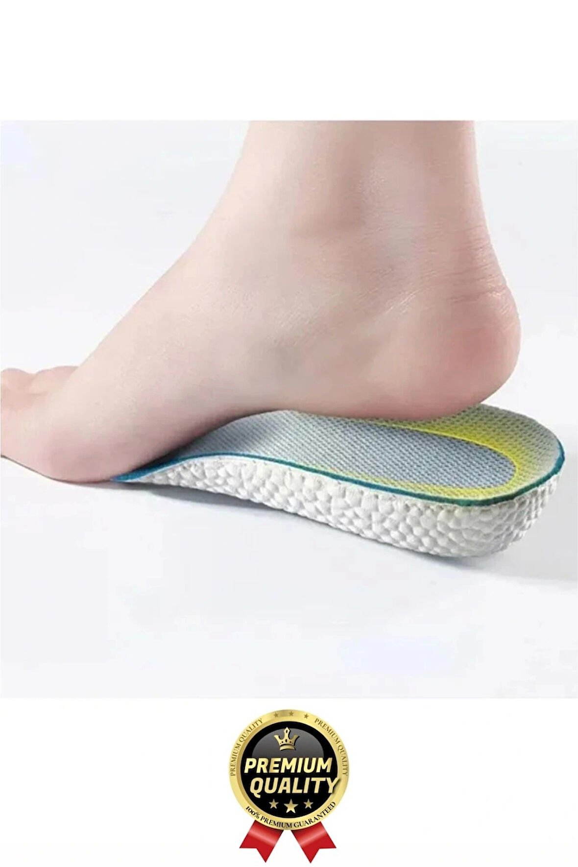 Eva Bellek Köpük Stoma Ortopedik Boy Uzatıcı Spor Ayakkabı Topuk Yükseltici Köpük Tabanlık 2.5 Cm