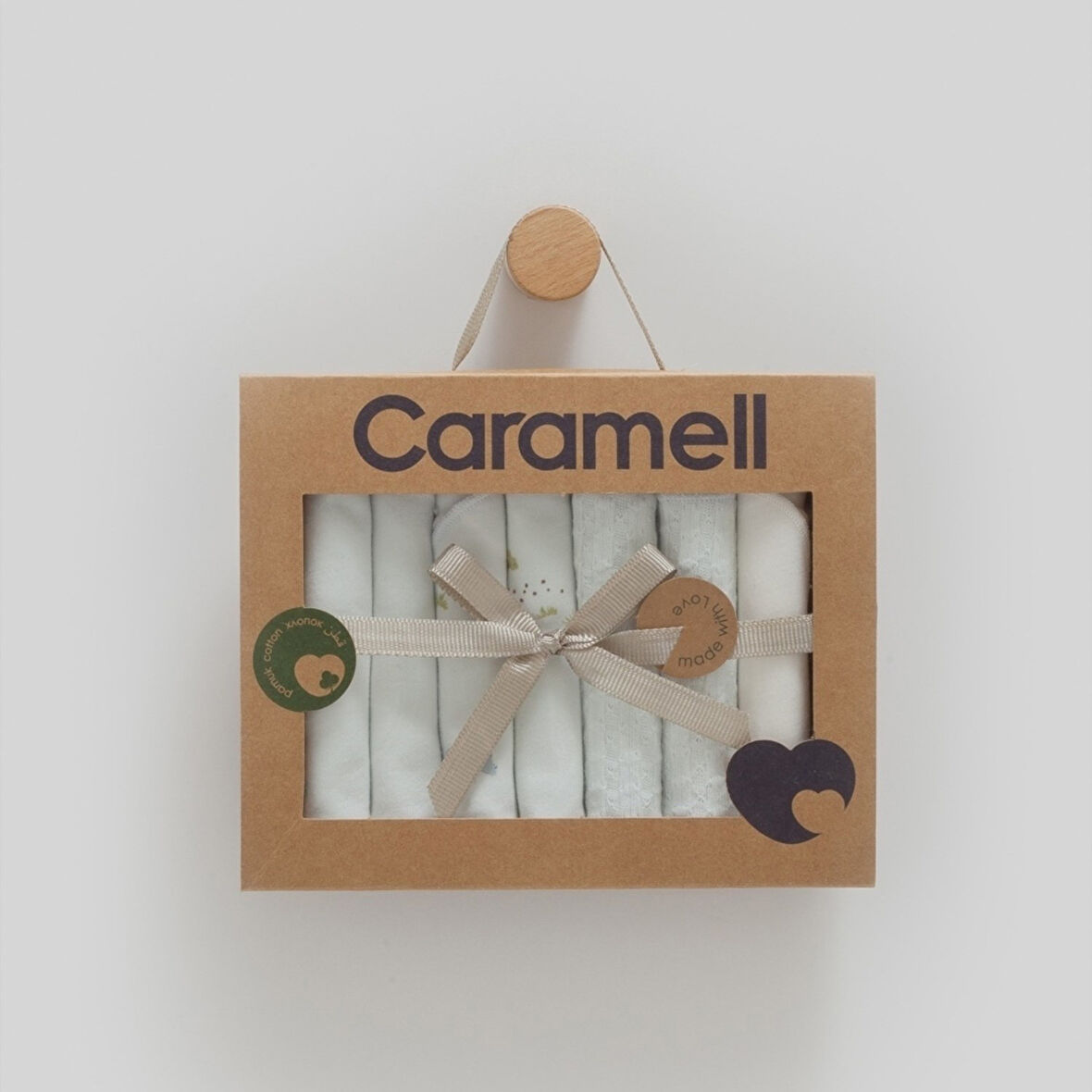 Caramell Safari Time 7'li Bebek Penye Mendili 1373