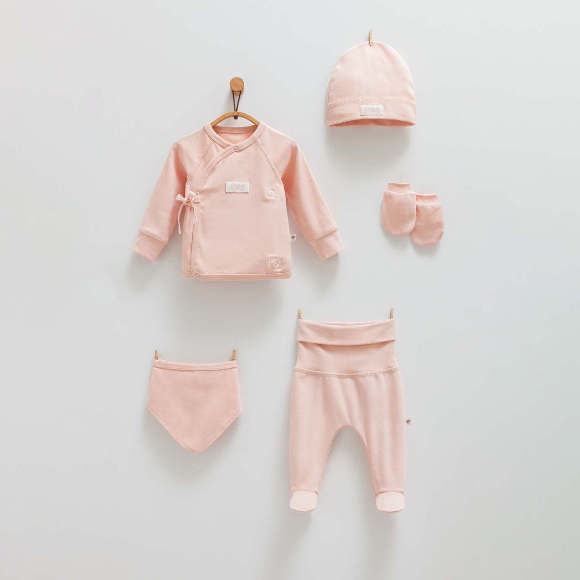 Caramell 5'li Bebek Hastane Çıkış Seti ZU1771