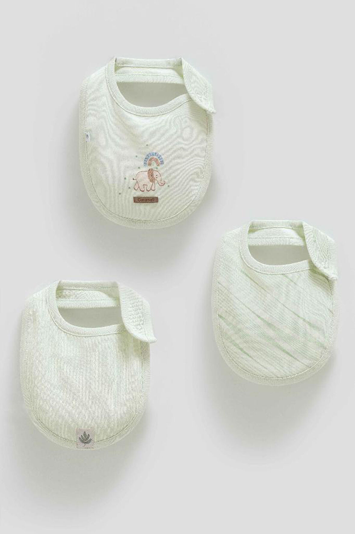 Caramell %100 Pamuk Good Baby 3'lü Mama Önlüğü CRML.ONE1840