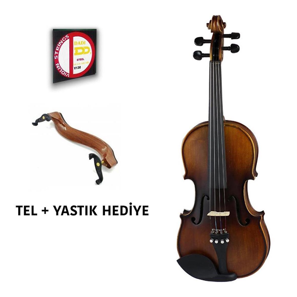 Rösler VLA-9 4/4 Keman Set (Yastık ve Tel Hediyeli)