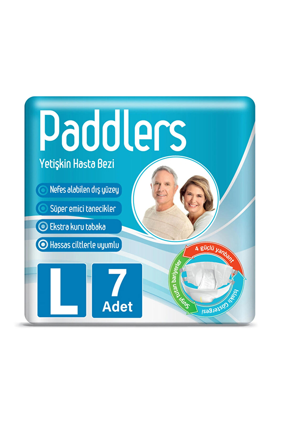 Paddlers Yetişkin Hasta Bantlı Bez Large 7 Adet
