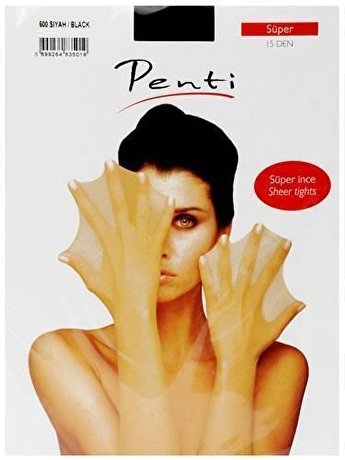 PENTİ SİYAH SUPER İNCE  KÜLOTLU ÇORAP XL