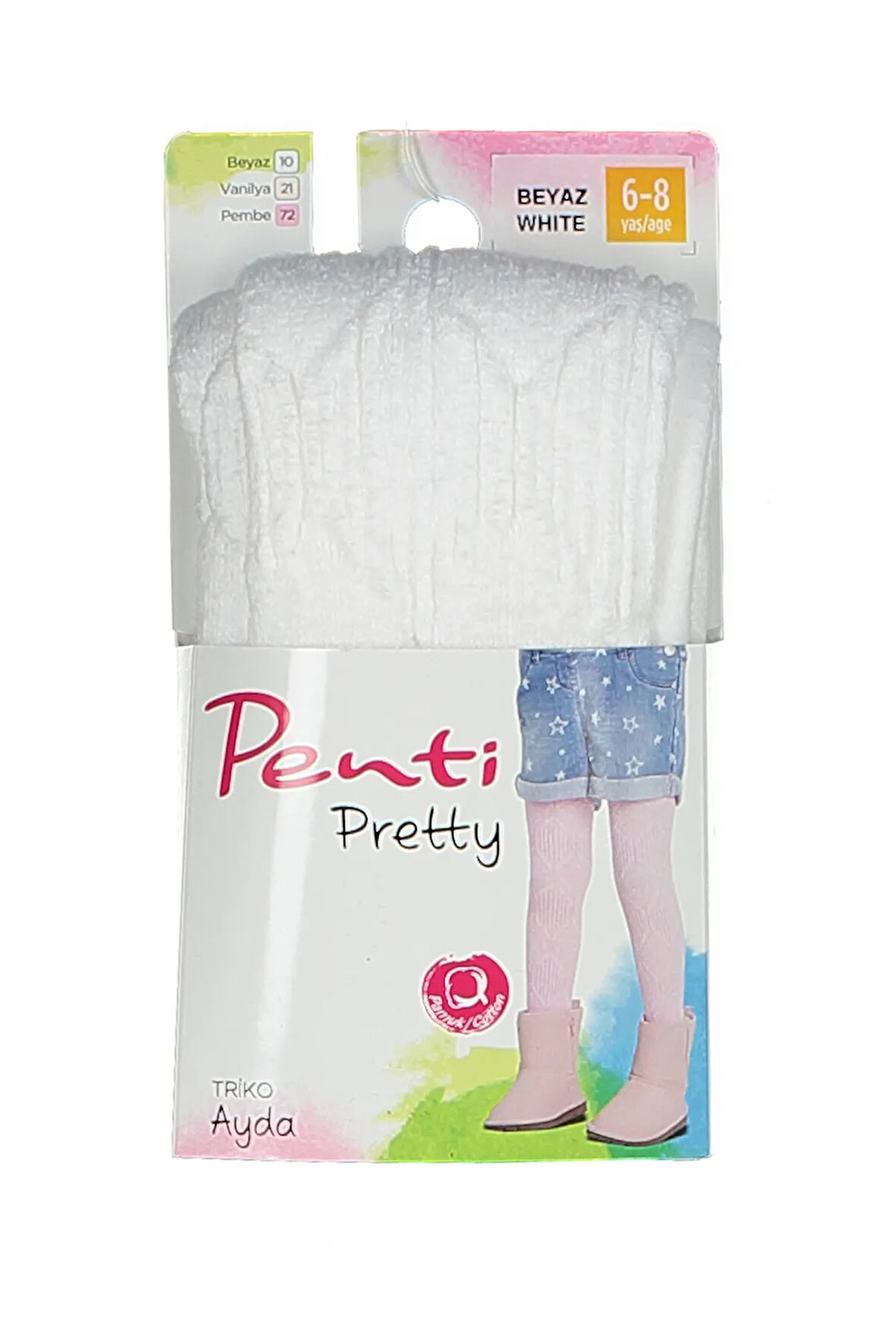 Kız Çocuk Pretty Ayda Külotlu Çorap PCPPAY1G16SK