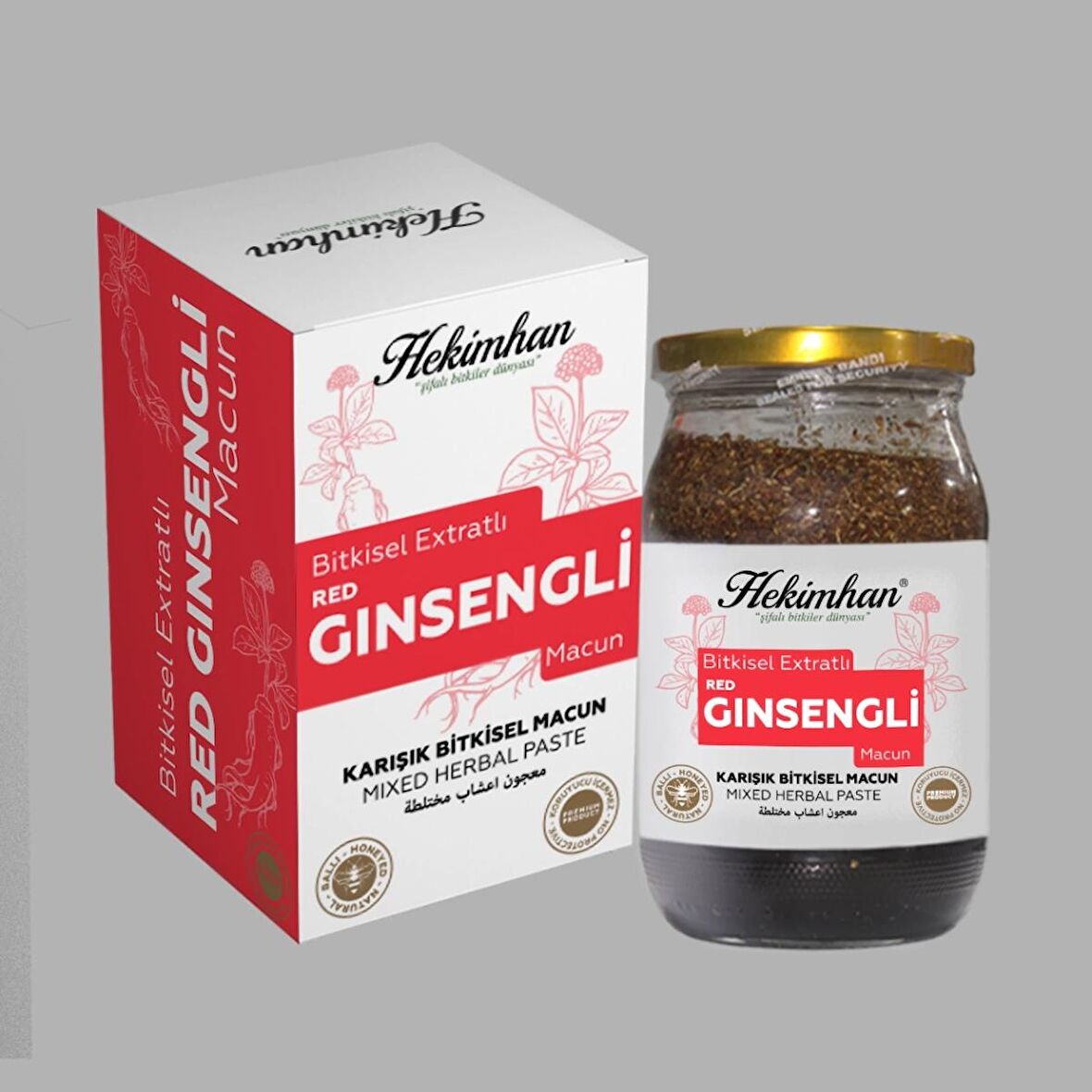 RED GİNSENGLİ (BİTKİSEL EXTRATLI) MACUN 420 GR