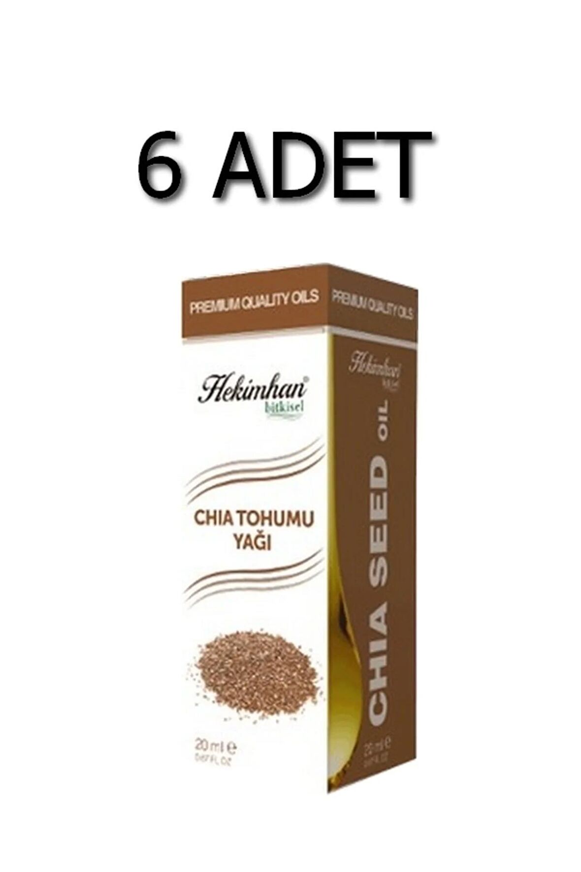 Chia Tohumu Yağı 20 Ml 6 Adet