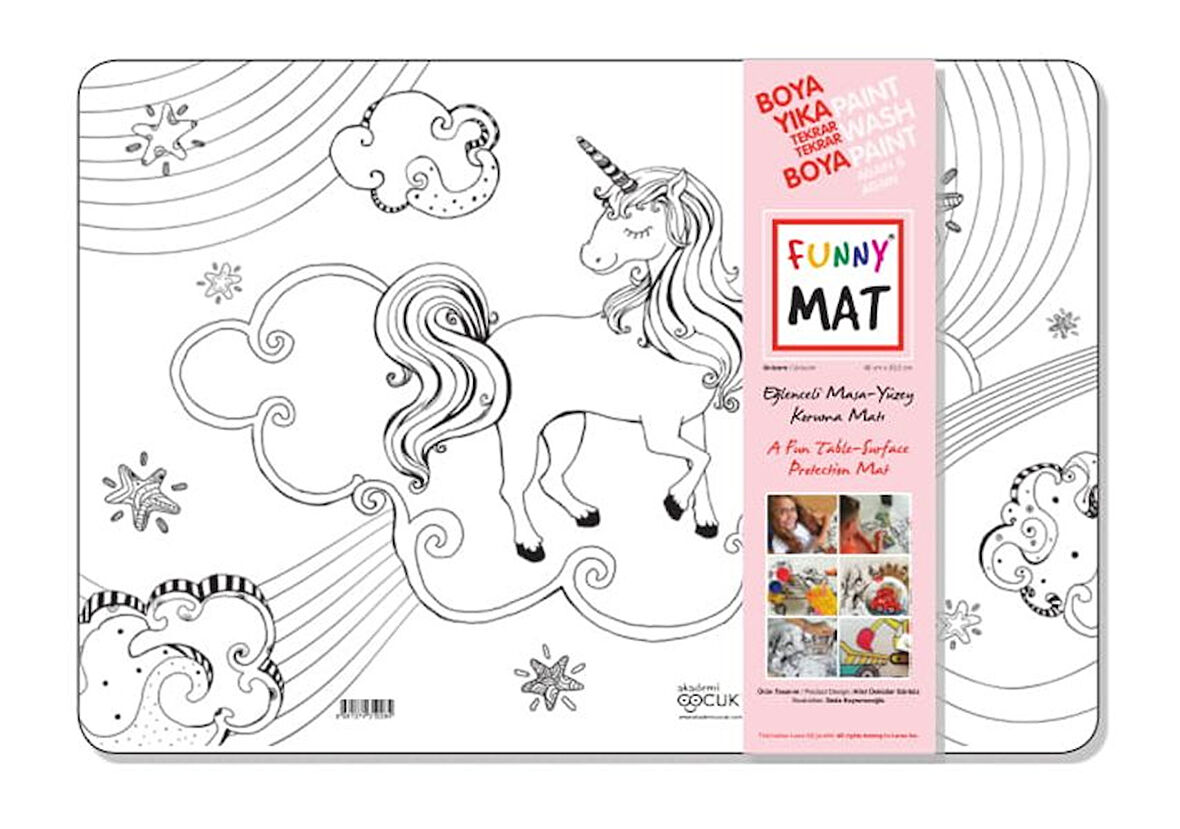 Funny Mat - Unicorn - 33,5x48cm