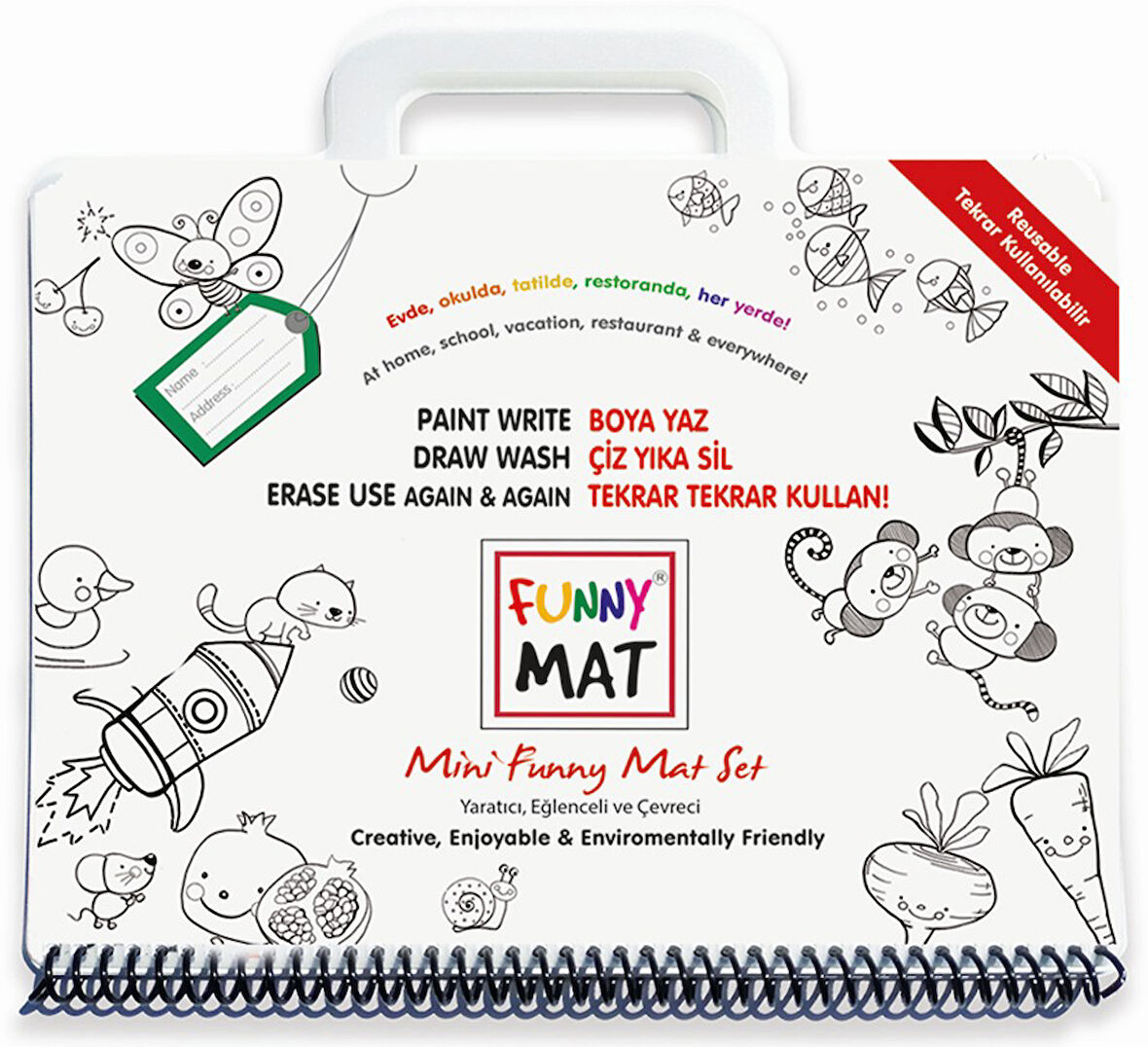 Akademi Çocuk Funny Mat Mini Set - Eğitim Serisi